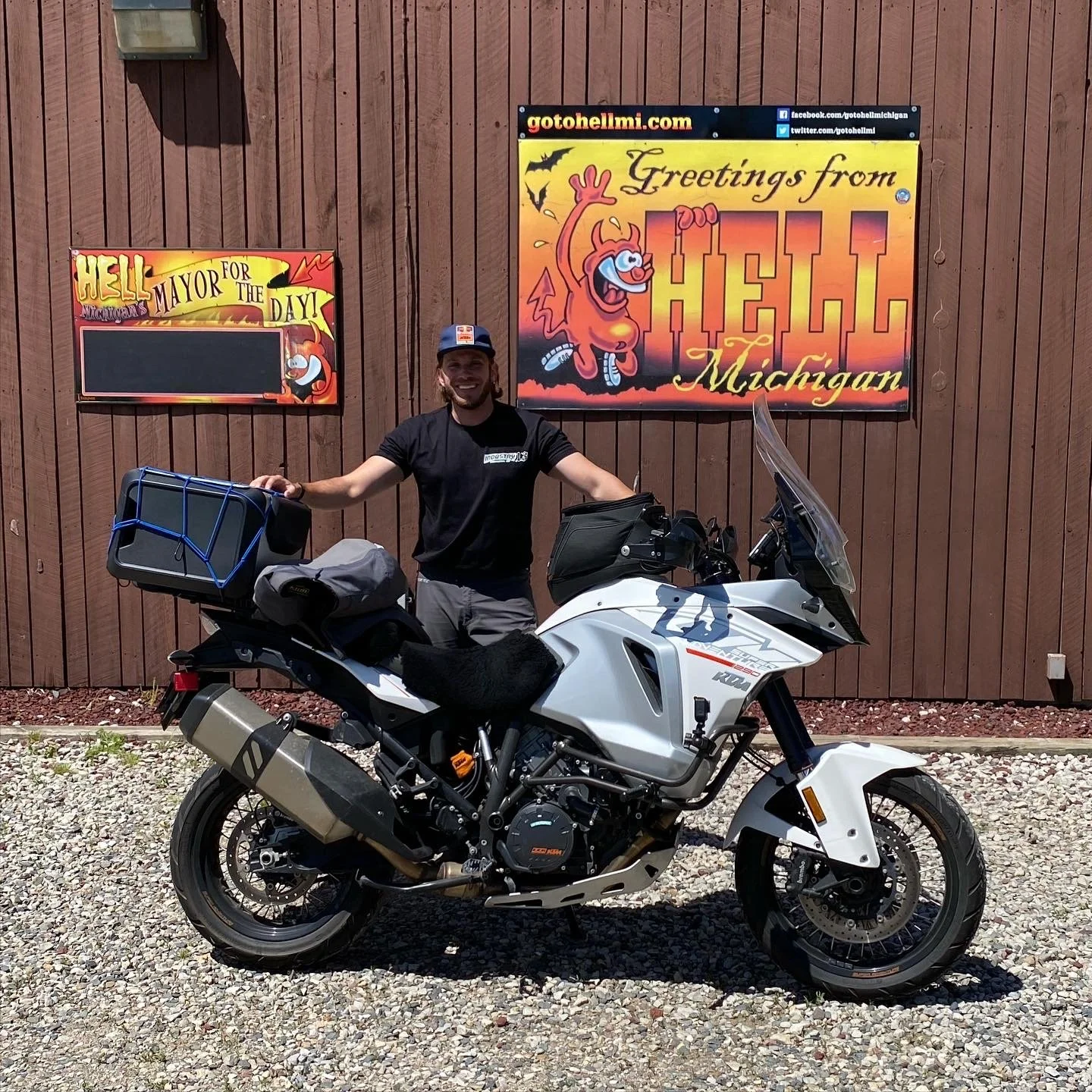 Halfway thru the IronButt Almost Heaven to Hell and Back ride (2020)