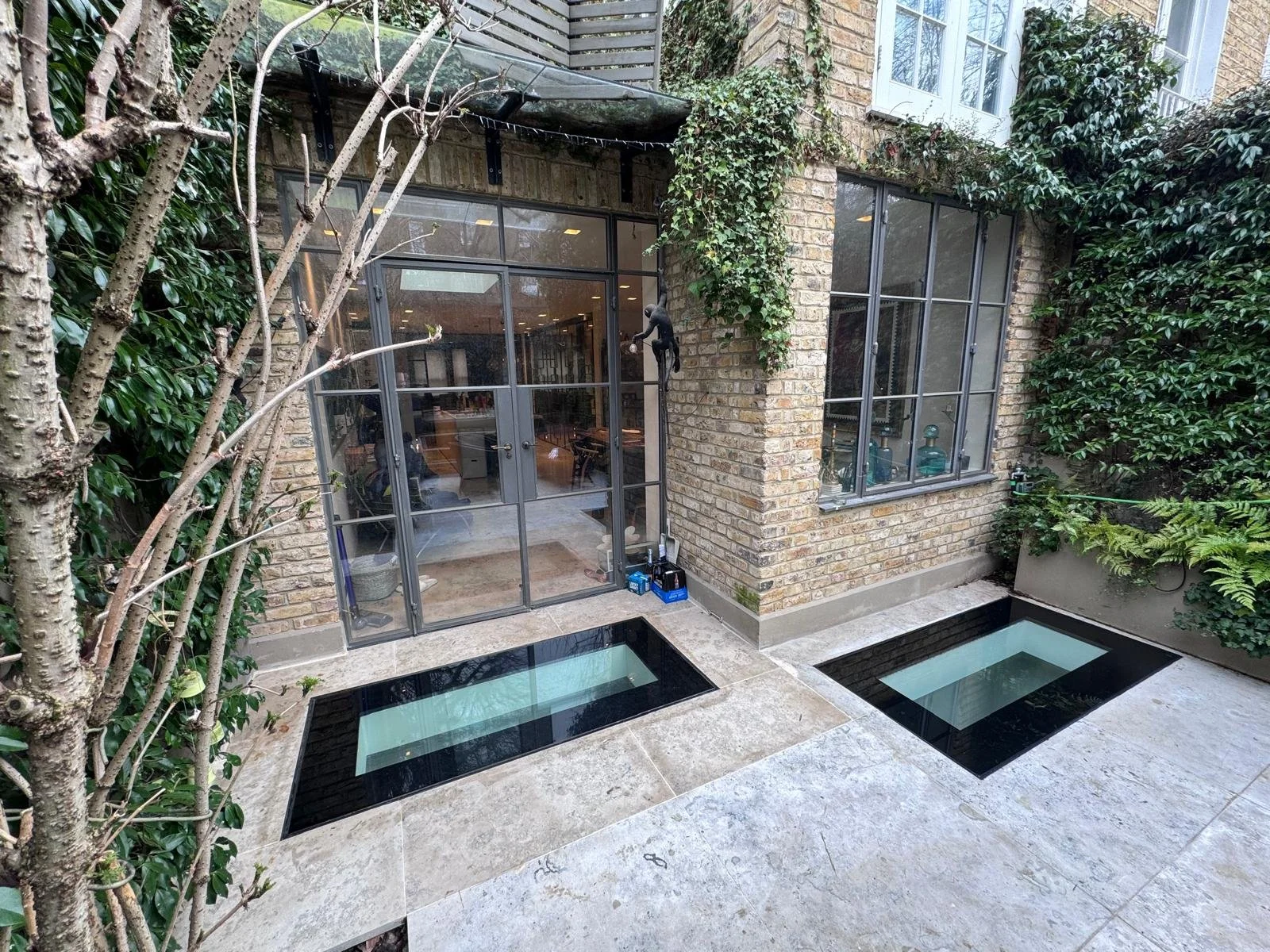 Laminated Glass Basement Skylights with Argon-Filled Sealed Units – Kensington, London