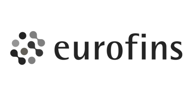 Eurofins logo with a circular design of dots next to the company name.