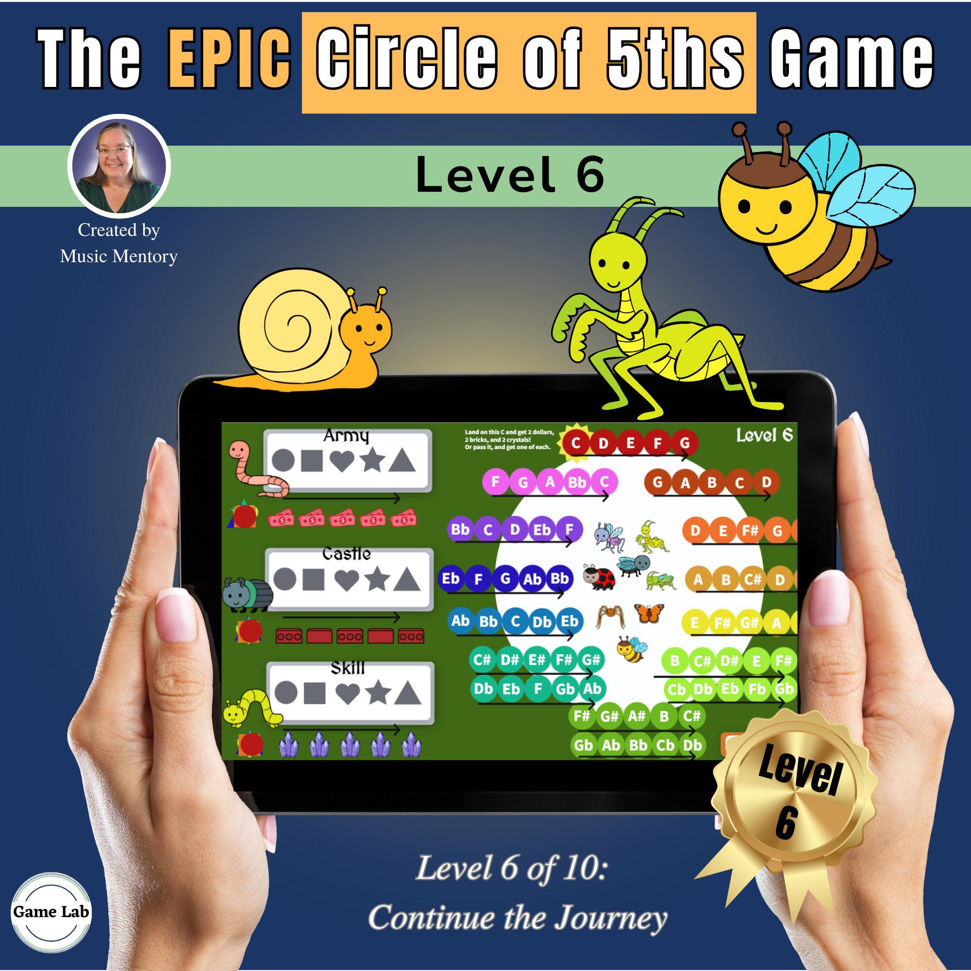 The EPIC Circle of 5ths Game - Level Six