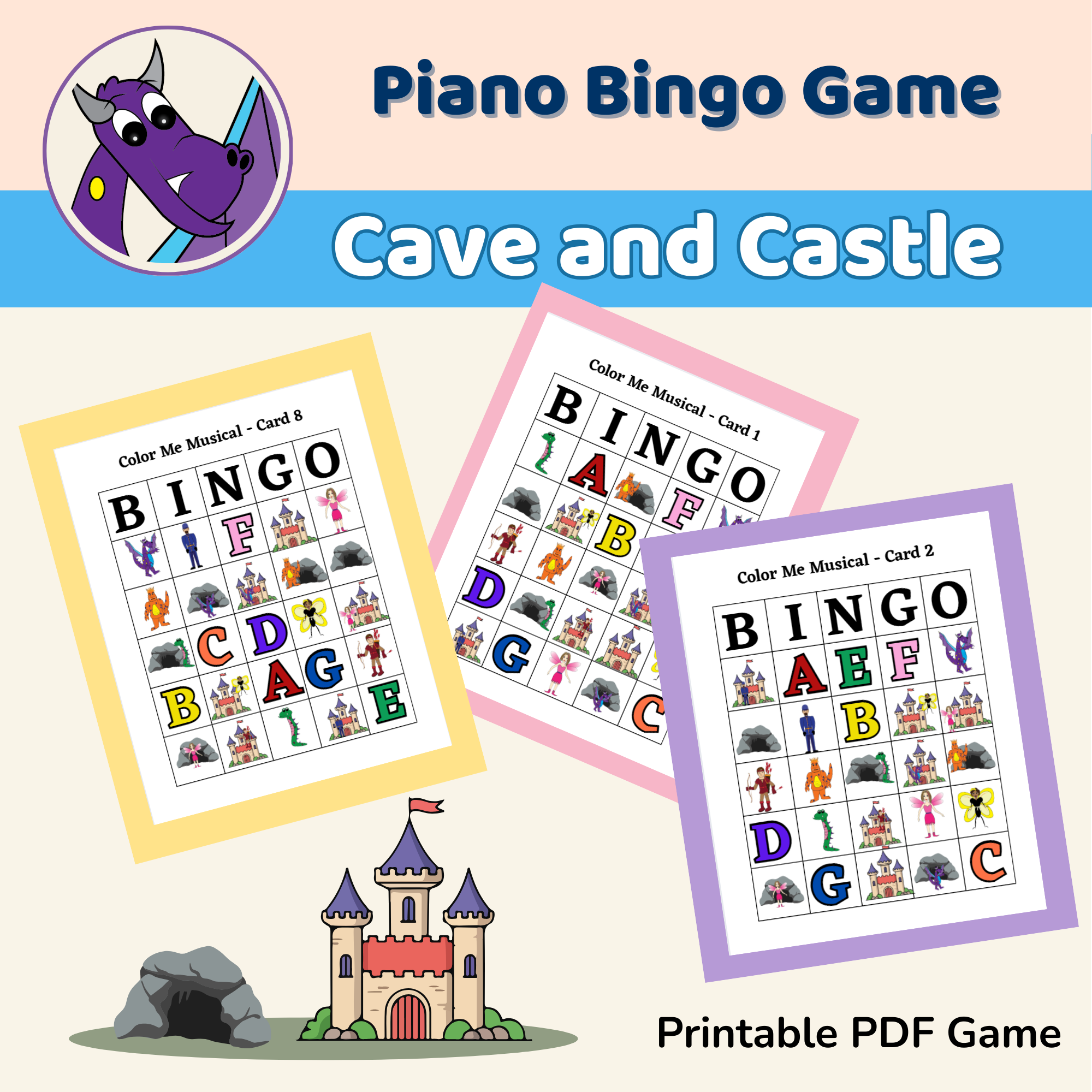 Piano Bingo Game - Cave and Castle.png
