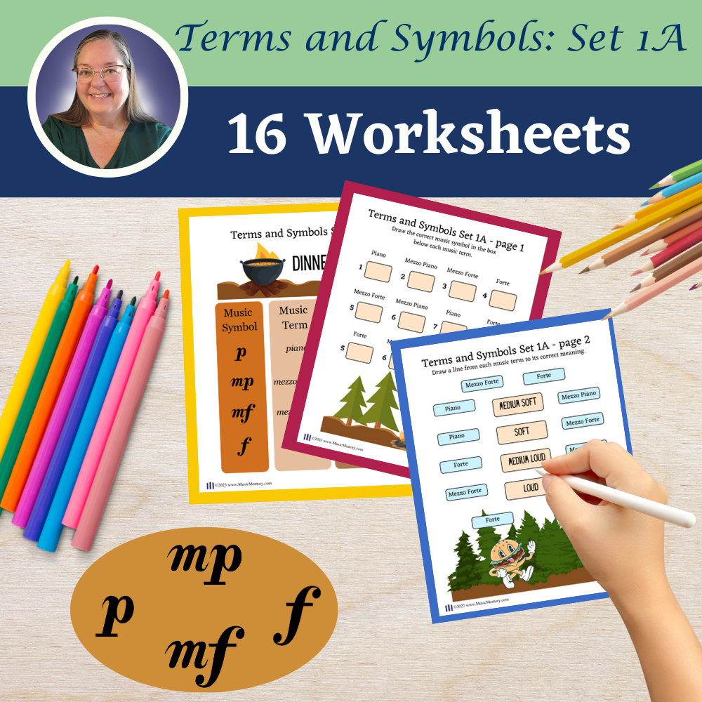 Music Terms Worksheet Bundle - 32 Worksheets