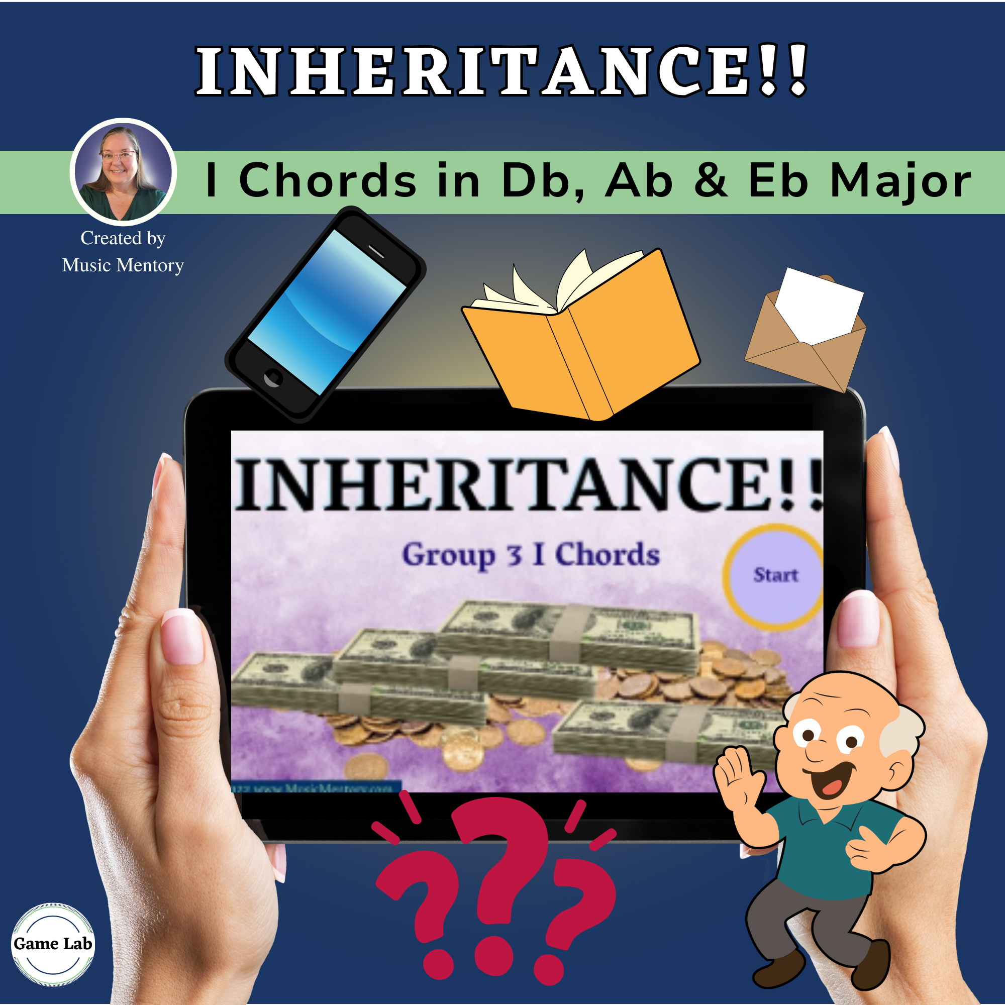 INHERITANCE!!  I Chords in Db Ab & Eb Major - Digital Game