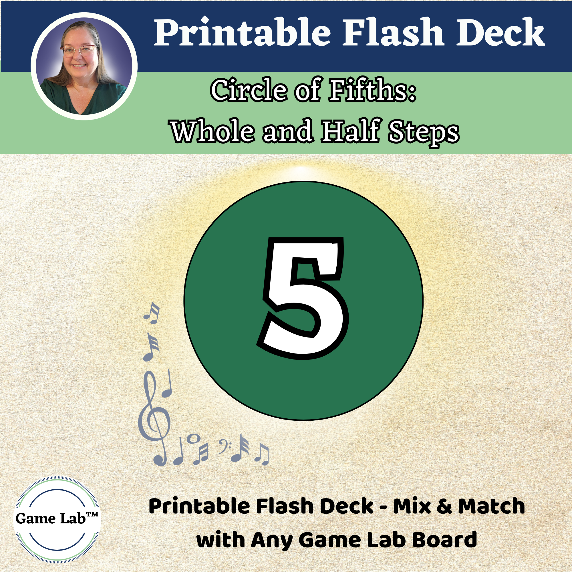 Circle of 5ths: Whole and Half Steps