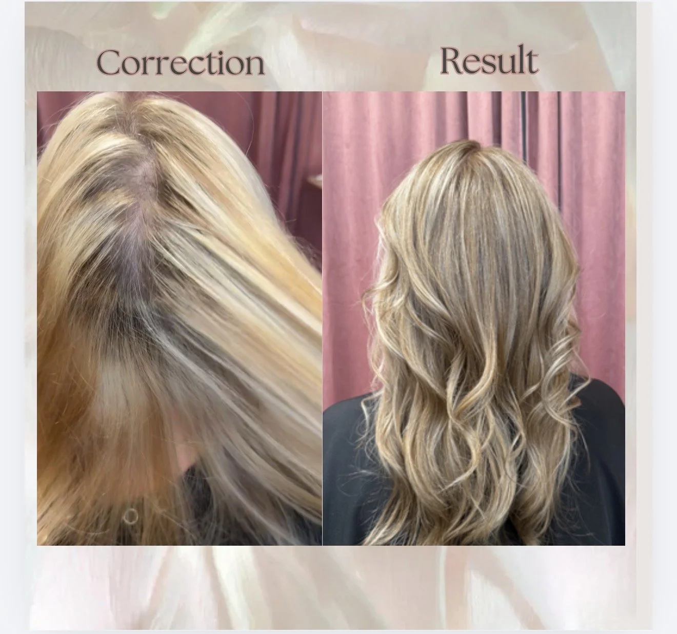 color correction before and after