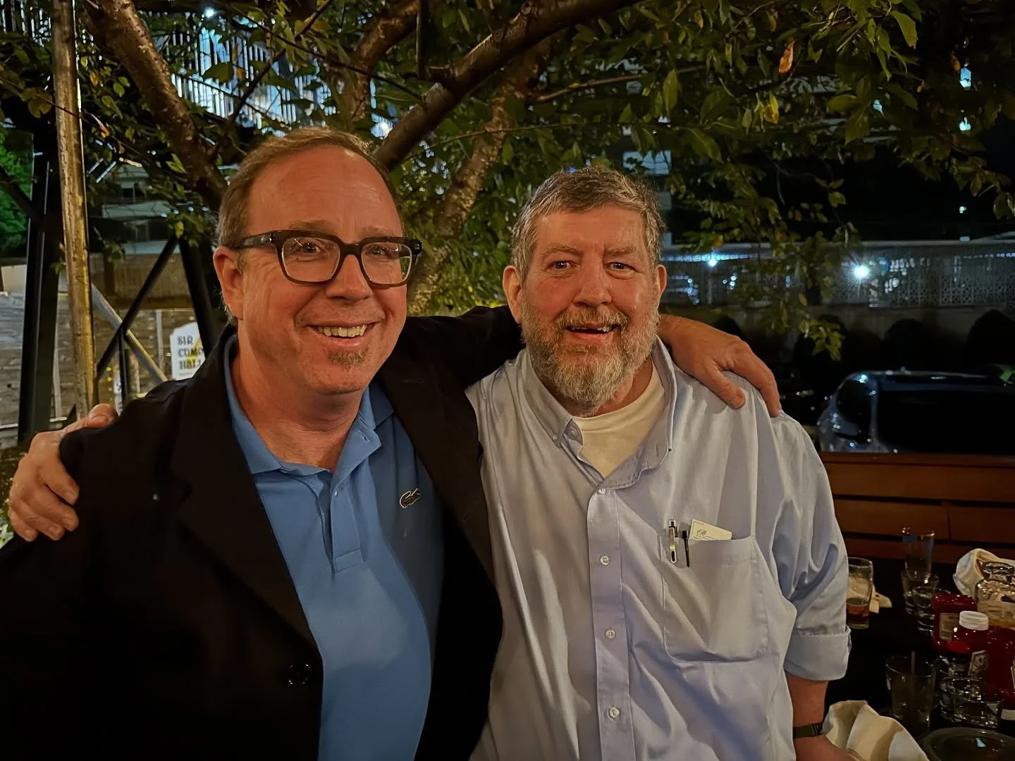 Thanks for a great night in Charlotte @tommyltomlinson If you missed out on the fun, the kind booksellers @parkroadbooksclt have signed House of Smoke copies. Glad to see folks walk away with Tommy&rsquo;s books, too, including Dogland, his latest.