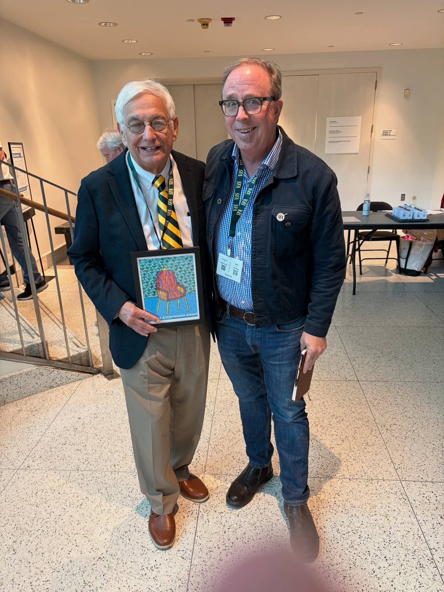 Beautiful morning in Birmingham for the @southfoodways symposium. With old and good friends. Including this year&rsquo;s Lifetime Achievement award winner, Nicky Koikos. Happy to be back at this event run so well by @mb_lasseter and @mgbhall67