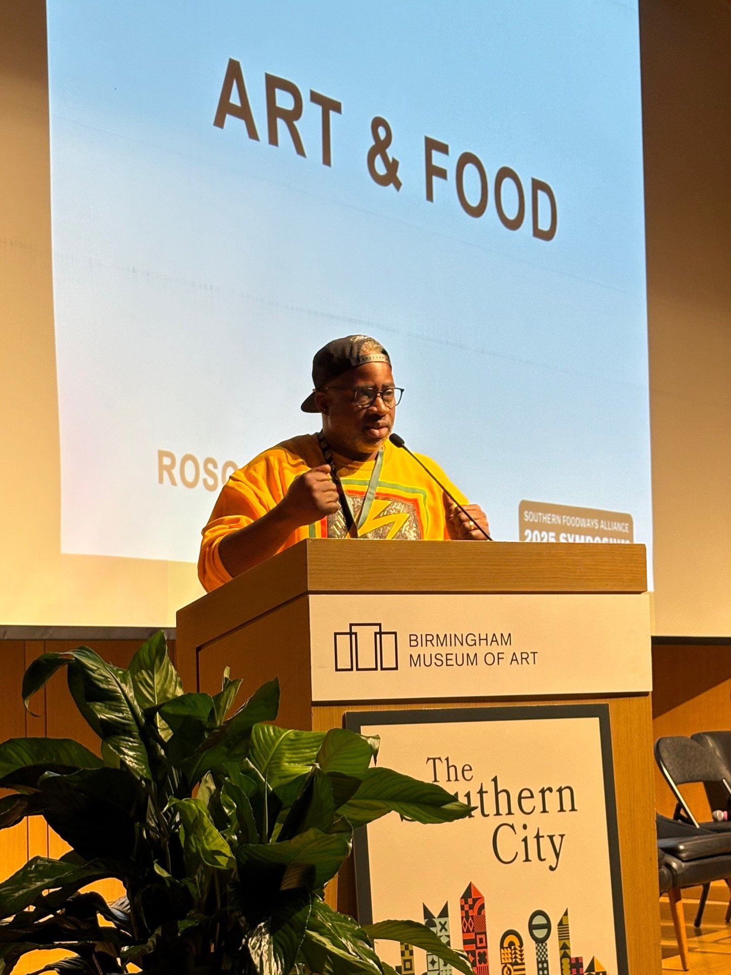 Mr. @roscoe__hall on his youth in the 90s as a skate punk in Birmingham: &ldquo;We were derelict kids, fighting Nazis and having fun.&rdquo; 28th annual @southfoodways symposium.