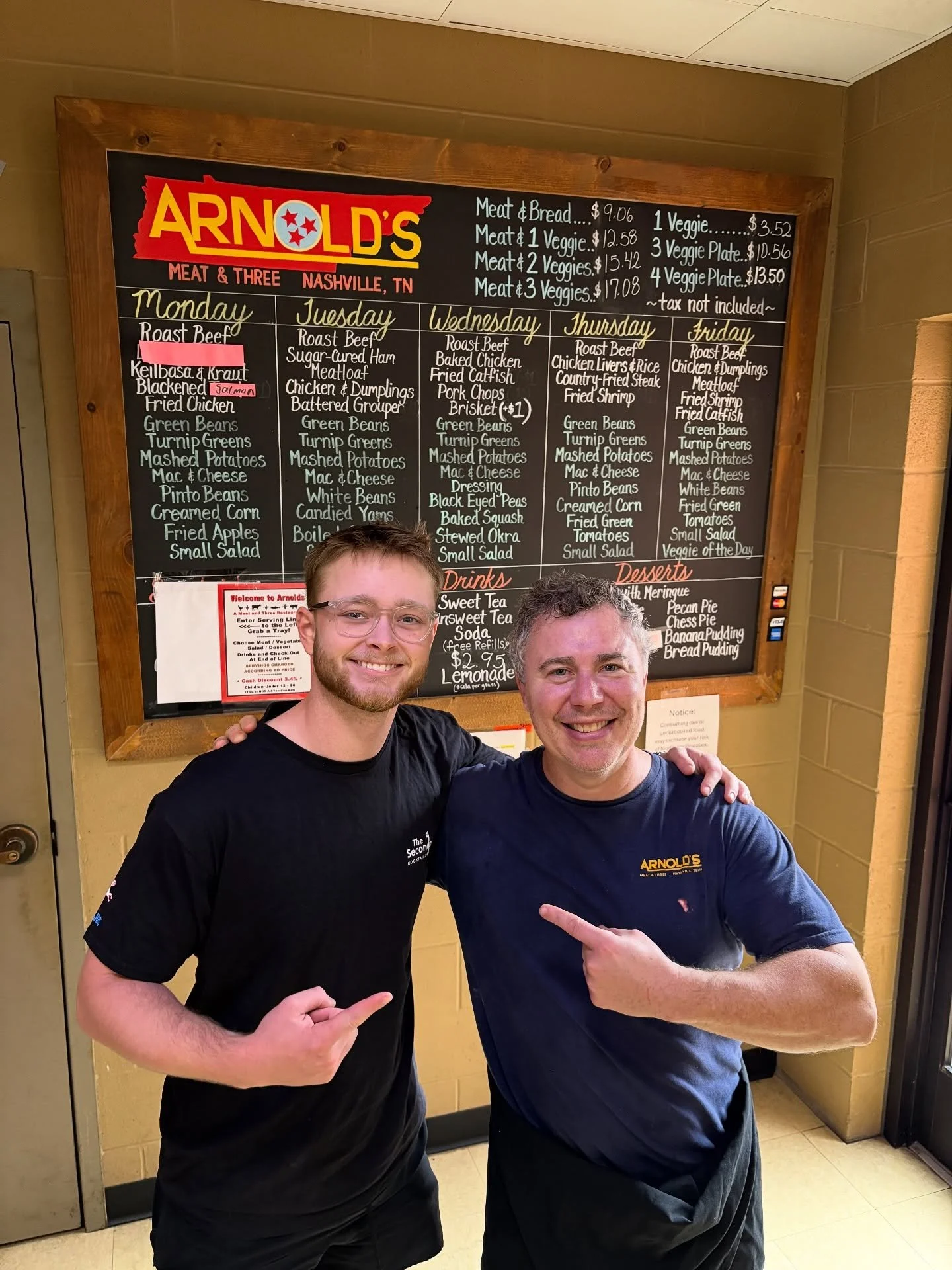 Lunch @arnoldscountrykitchen with old friends and my boy = joy.