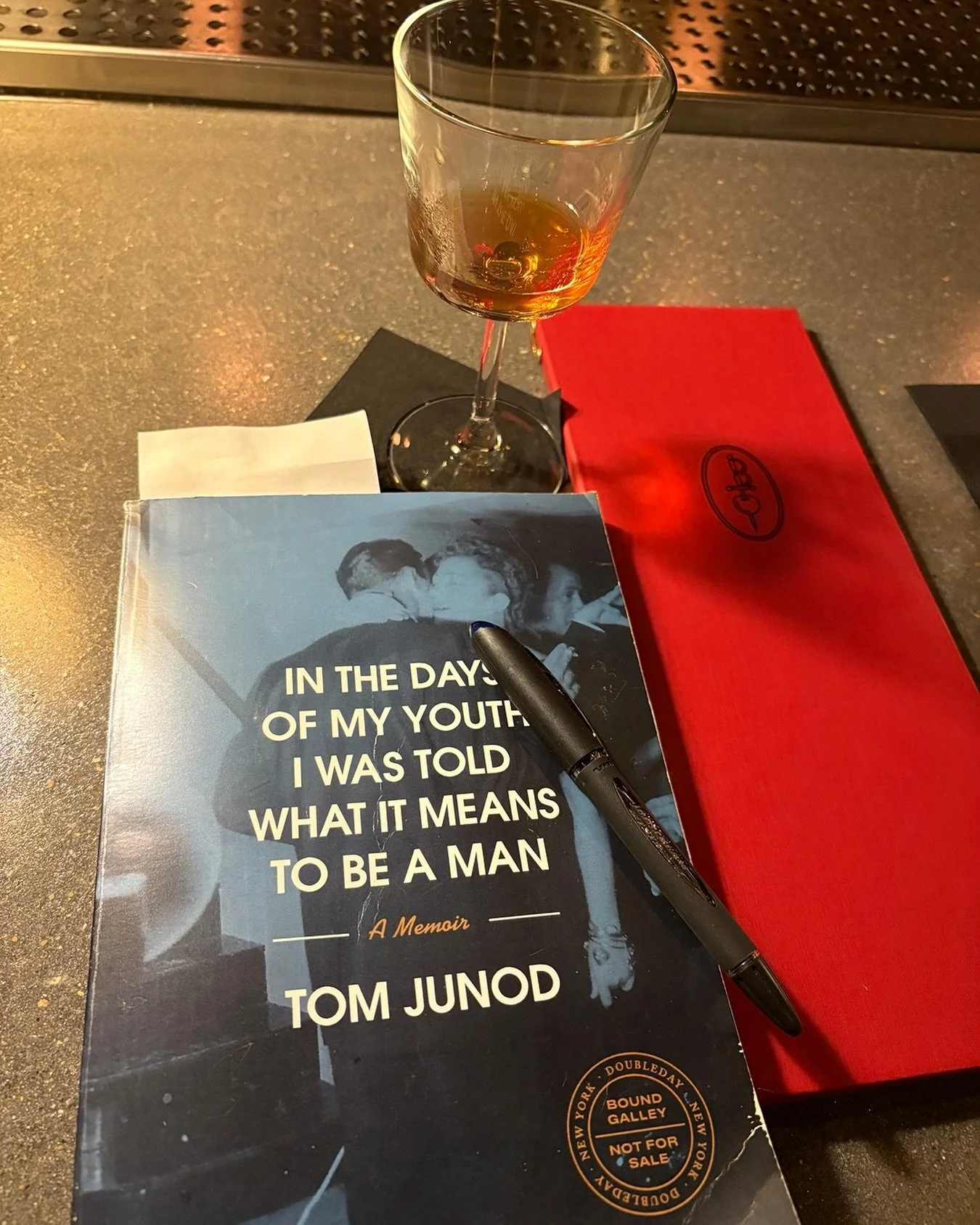 Greetings from @bygonesbar Getting ready for Thursday. See you soon @tom_junod and @ticonderogaclub