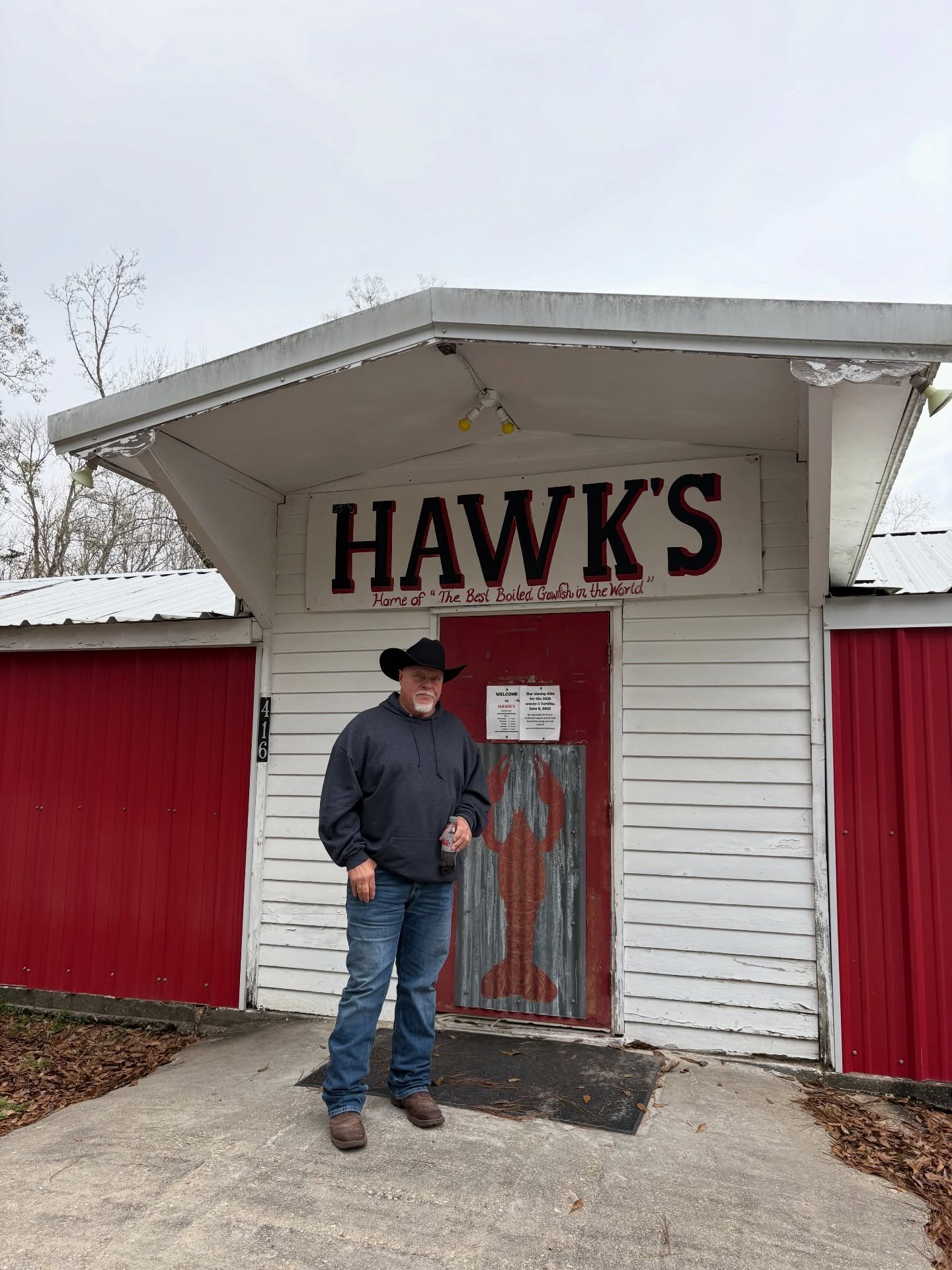Saturday scout trip across the crawfish belt of Cajun Country, just as the season is beginning with stops at Hawk&rsquo;s in Robert&rsquo;s Cove, @venablefabricators in Rayne, downtown Crowley, an ag fair in Jennings. Plus a visit with Kyle Latiolais