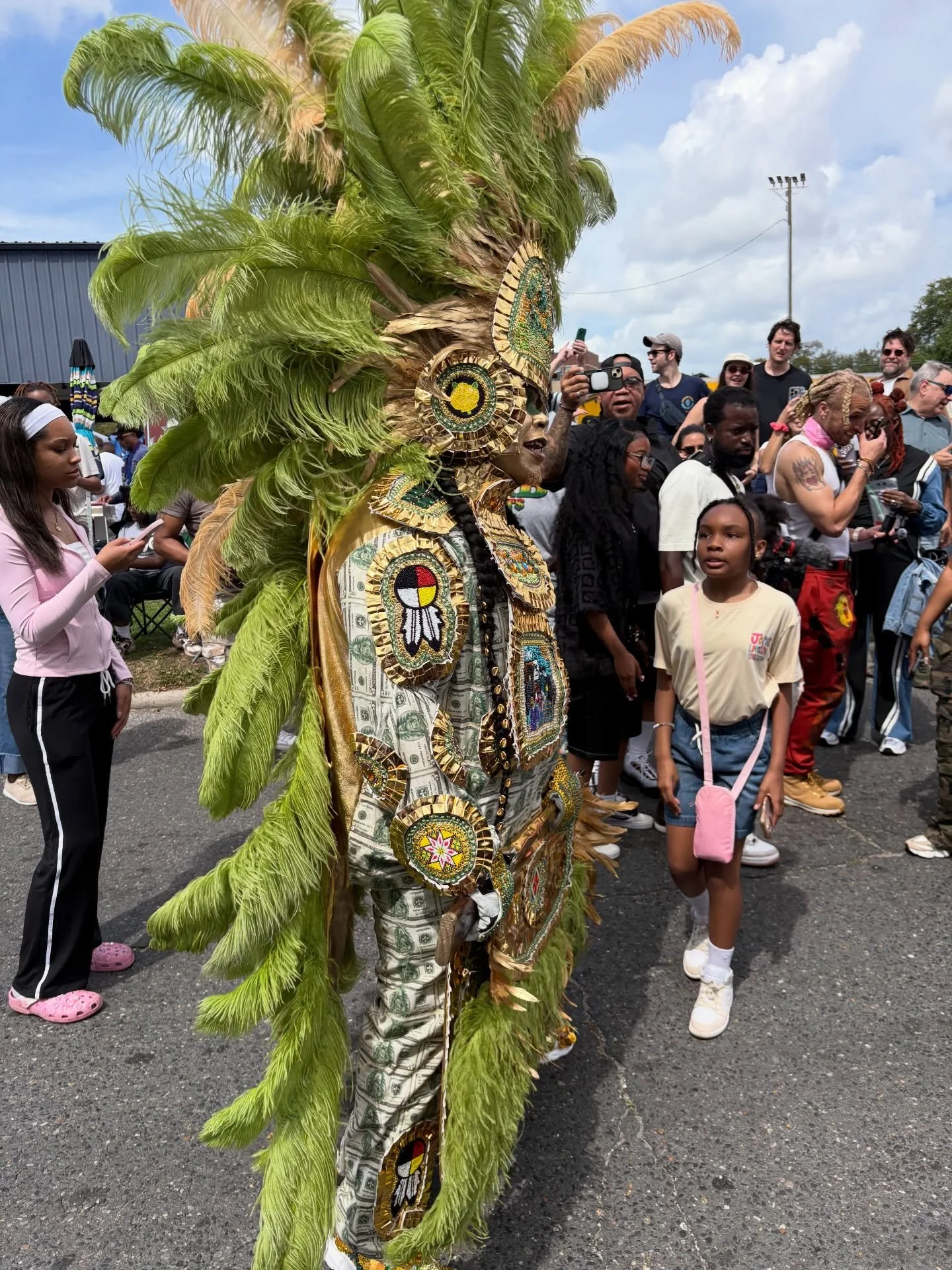 I&rsquo;m a lucky boy. I came down here for the fabulous @nolabookfest which luckily coincided with Super Sunday, when the Mardi Gras Indians come out and play. I saw so much beauty. I felt so much joy. That I nearly broke down crying. Thanks for wan