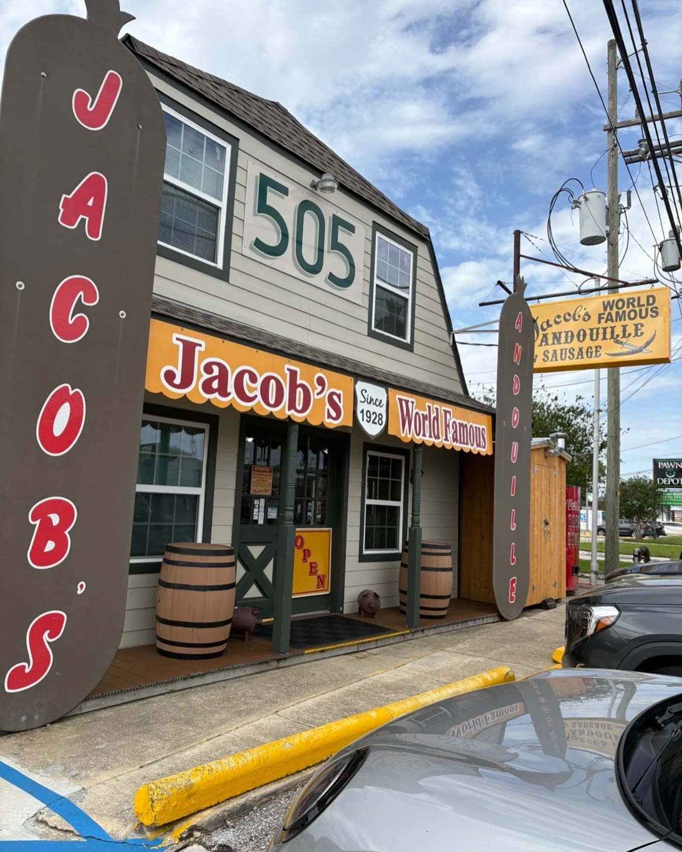 Been thinking about @pableaux all weekend in New Orleans. Especially when I stopped off here on the way home, source for his favorite andouille.