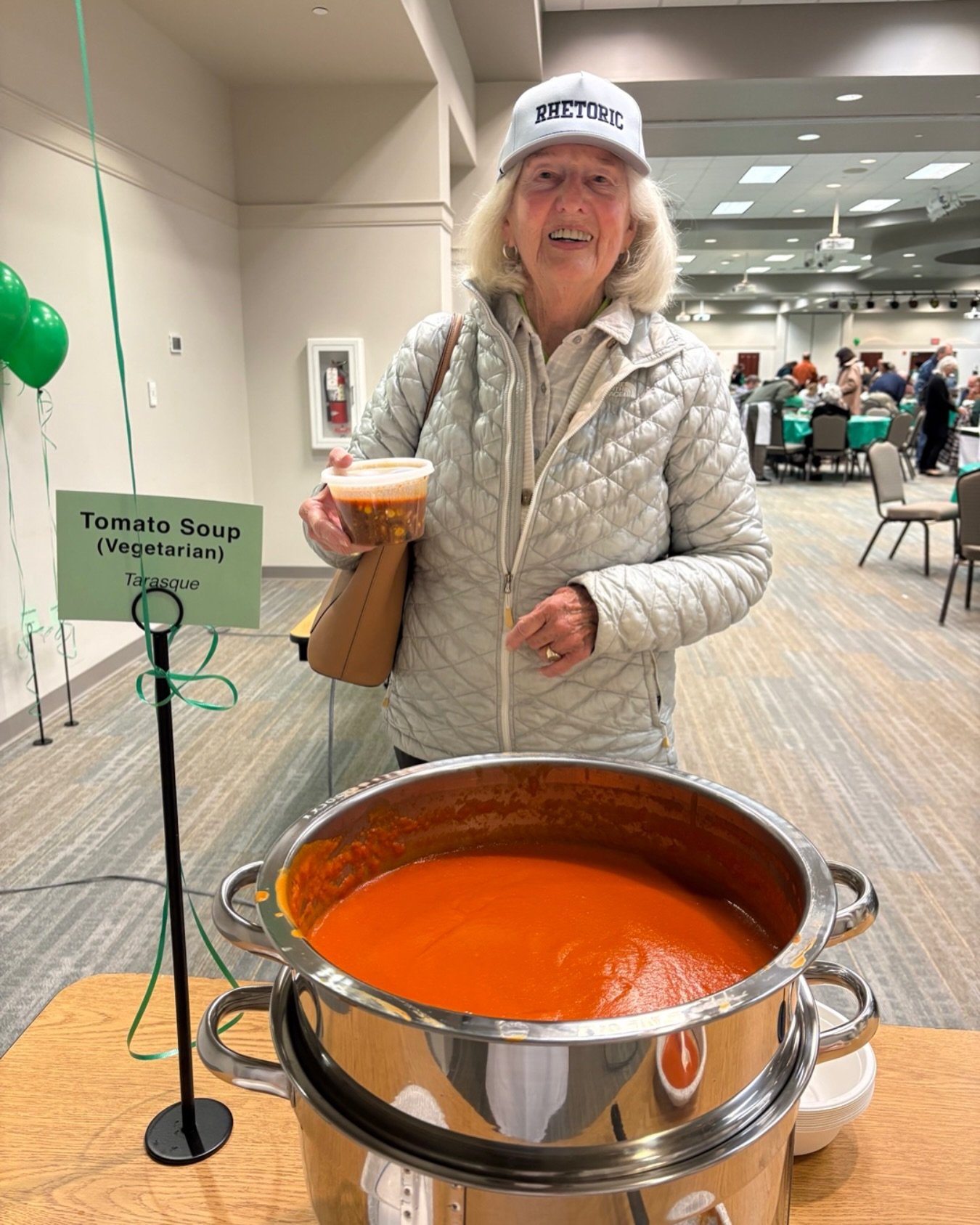 Honored to serve today at the annual Empty Bowls fundraiser. I lucked out and got the @the_tarasque station. Smiling people everywhere.