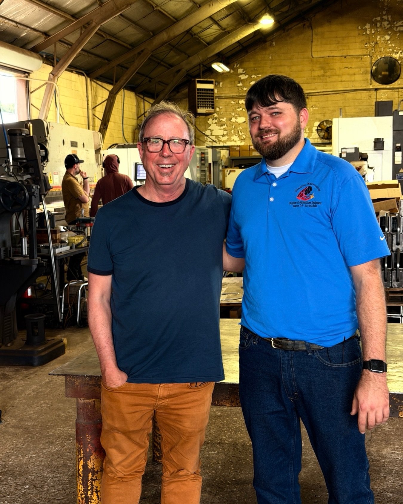 Meet Kurt Venable of Venable Fabrication in Rayne Louisiana. His company makes the boats that float the crawfish ponds hereabouts. All for @truesouthtv