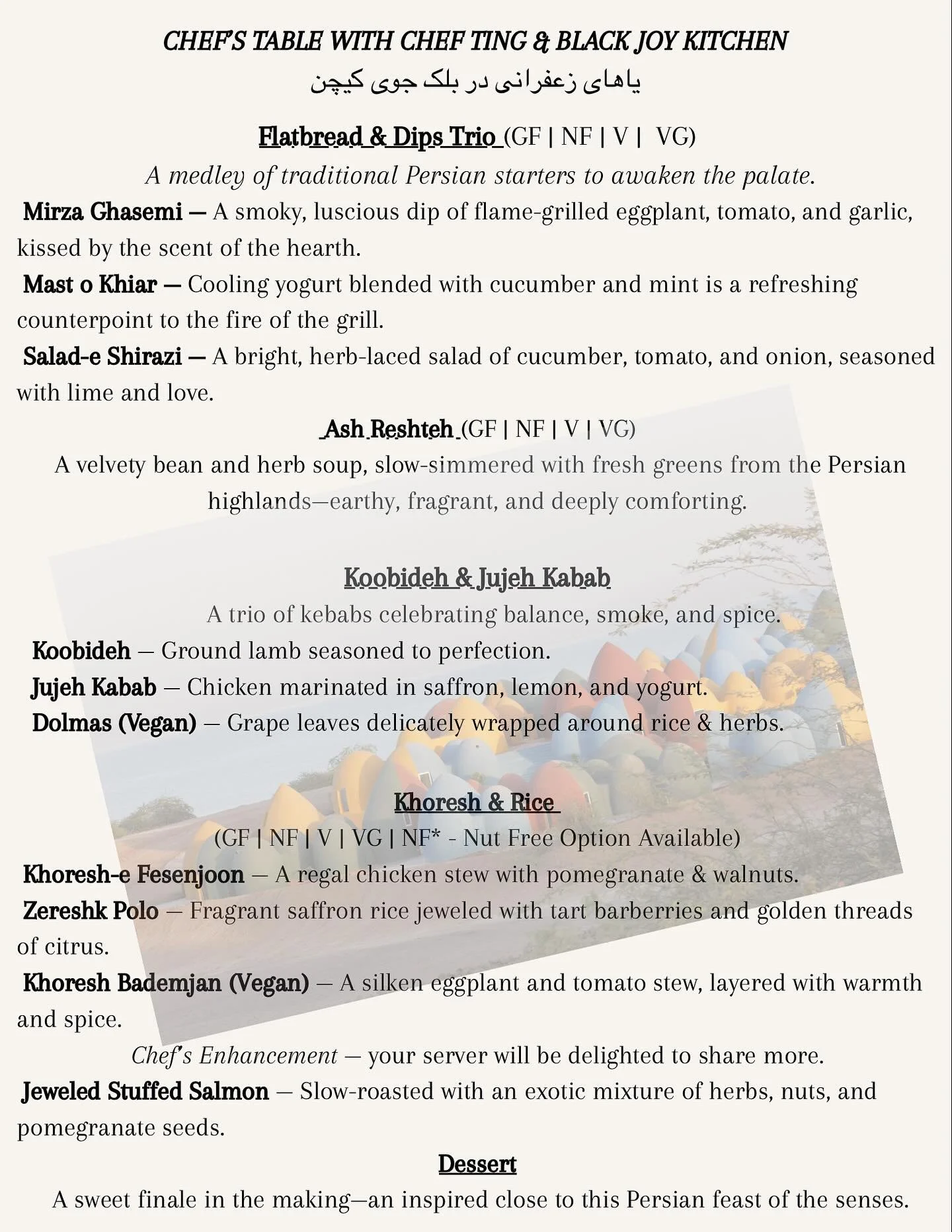 ✨ Tonight&rsquo;s Chef&rsquo;s Table Menu ✨

Join us every Wednesday for our Chef&rsquo;s Table Dinner Series

➡️ Next week - Burger Night 🍔

Resy.com #linkinbio