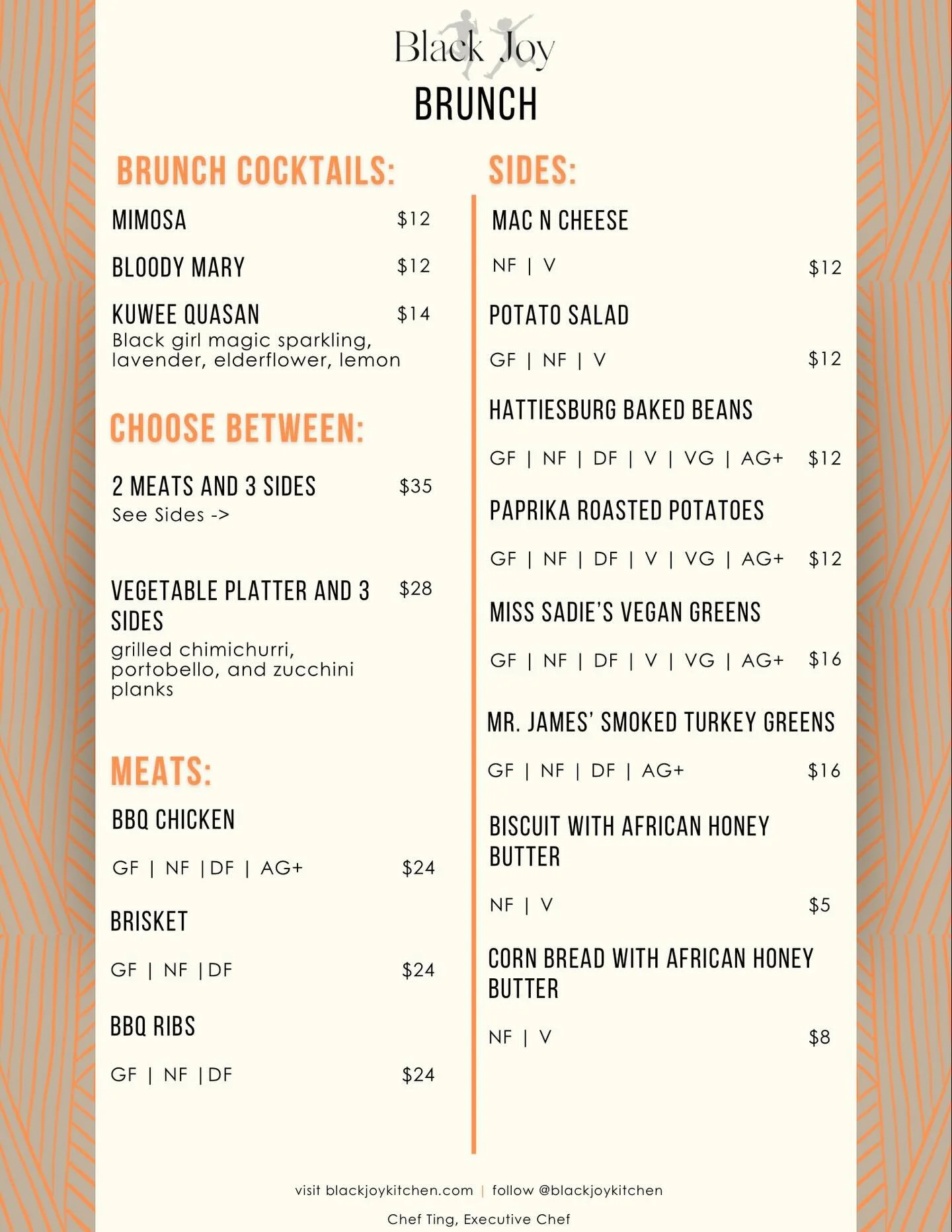 BRUNCH. BBQ. BEATS. 😮&zwj;🔥🔥
THIS SUNDAY we&rsquo;re turning the vibes ALL THE WAY UP at Black Joy Kitchen for BrunchBQ &amp; Beats 💃🏾🍗🎶

⏰ Starting at 10AM
🎧 Sounds by @djsmoothbmv
🍽️ Brunch menu = UNHINGED (in the best way)

COME READY TO 