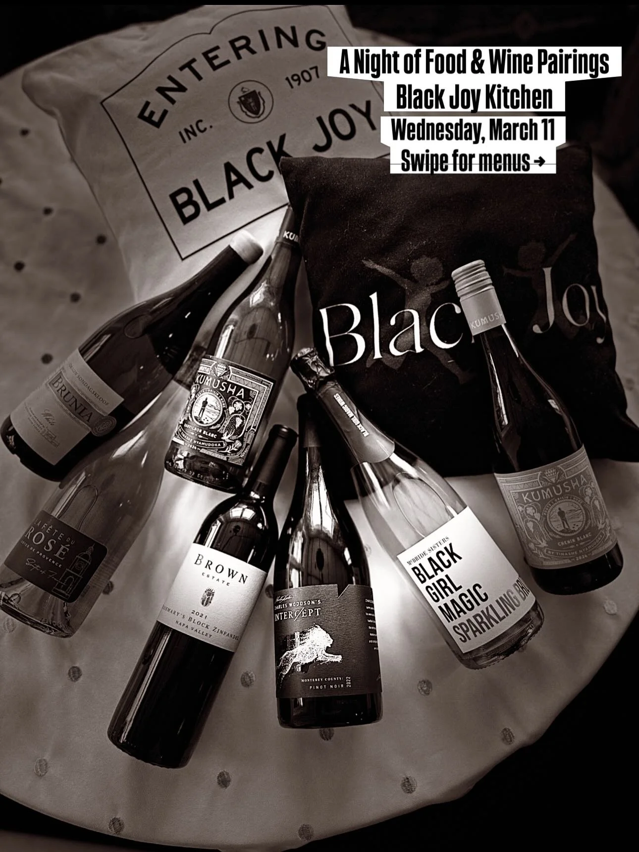 🍷The Table Is Set &mdash; Wine Pairing Dinner | March 11 ✨

This is more than dinner&hellip; it&rsquo;s a celebration of flavor, culture, and #BlackOwned wine 🍇

On Wednesday, March 11, we&rsquo;re bringing together an incredible lineup of wines fr