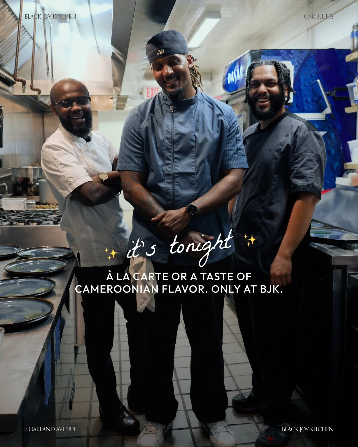 It&rsquo;s todaaaay! Starting at 5PM, we&rsquo;re waiting for you at Black Joy ✨

Come through for our delicious &agrave; la carte dishes or for the bold, beautiful flavors of our guest chef Danameche. A special weekend, full of options from across o