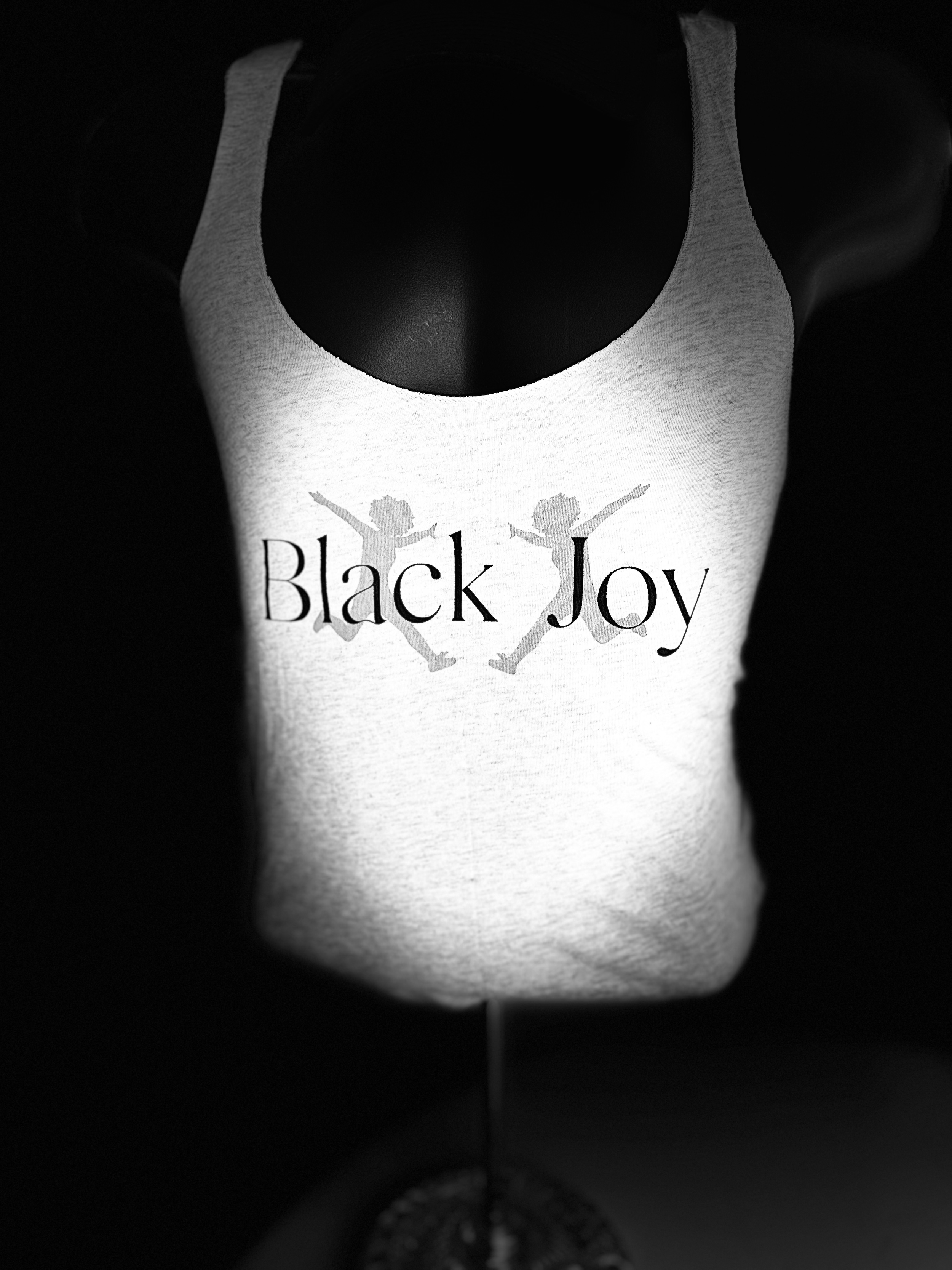 Black Joy Tri-Blend Racerback Tank