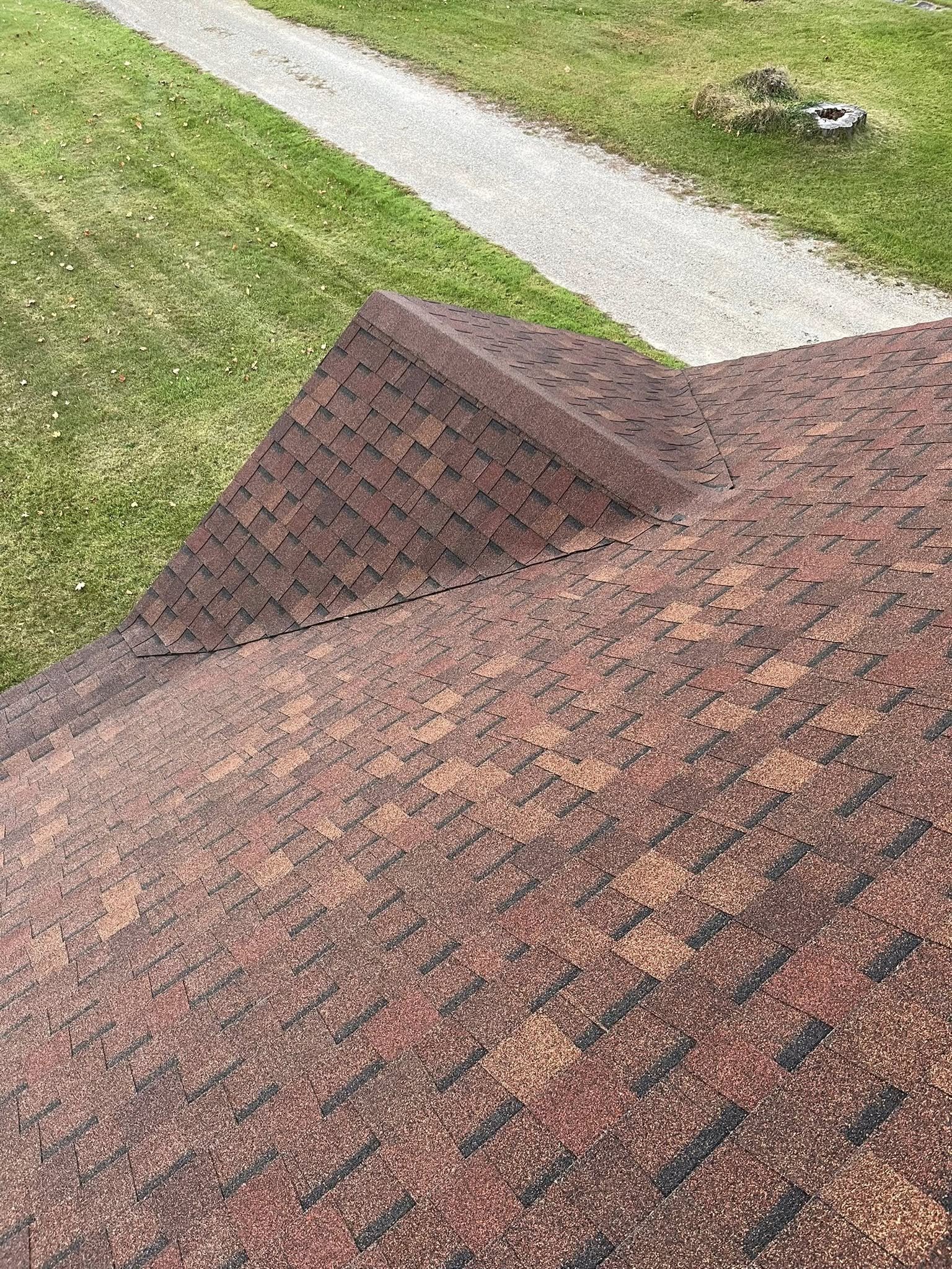 Improper Roof Valley that caused leak