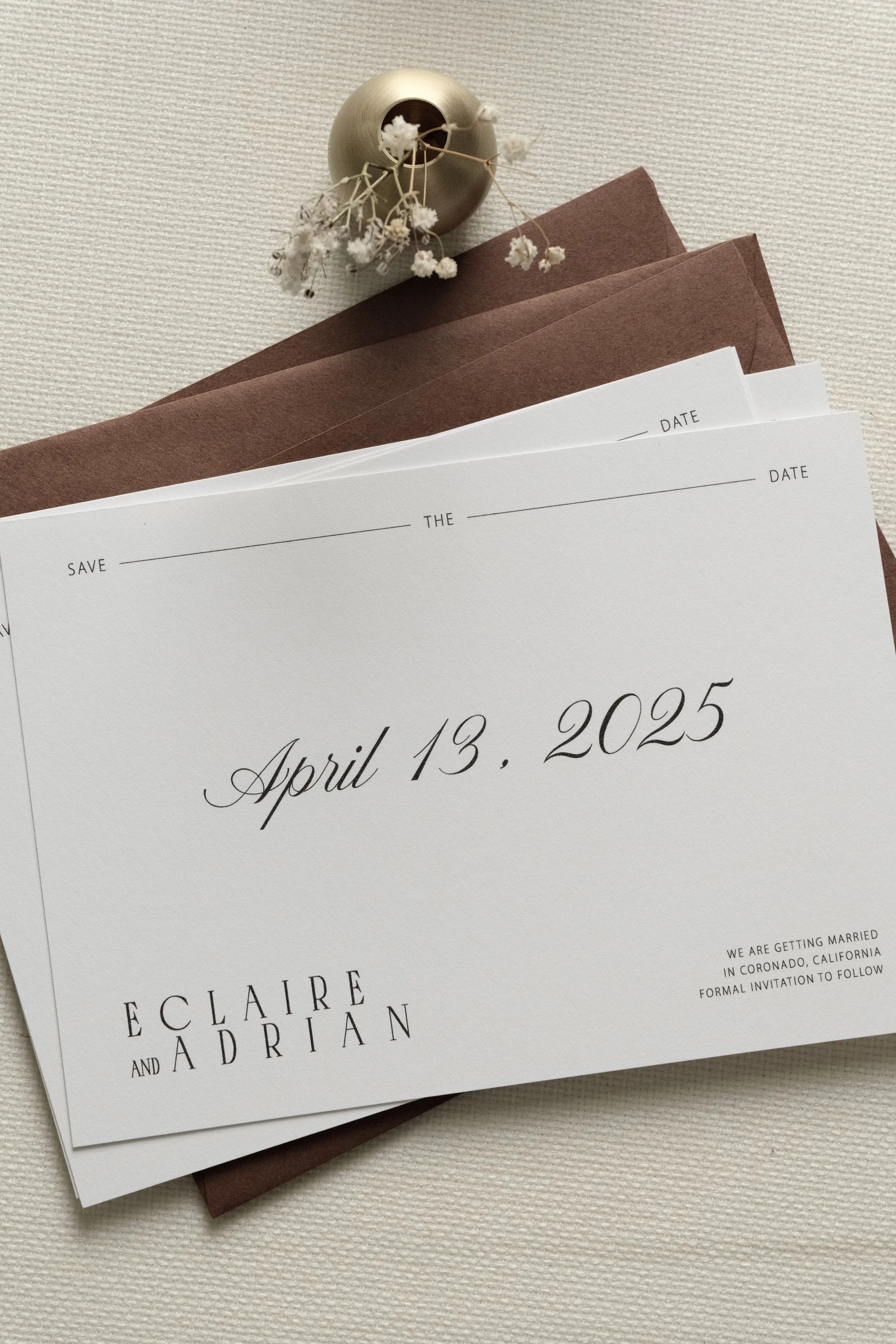 The Prestige Save The Date Invitation