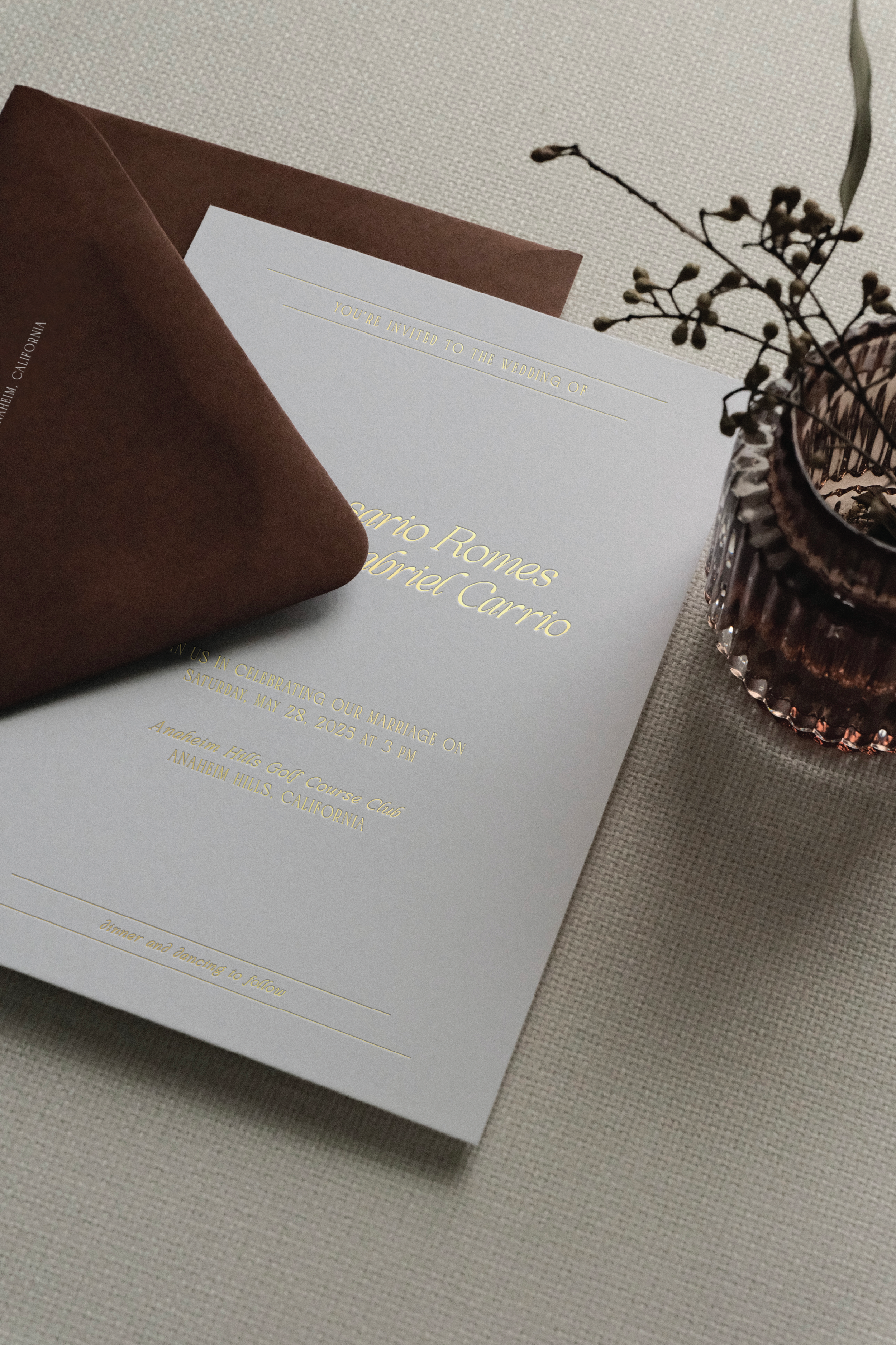 Foil Press main wedding invitation with envelope addressing.png