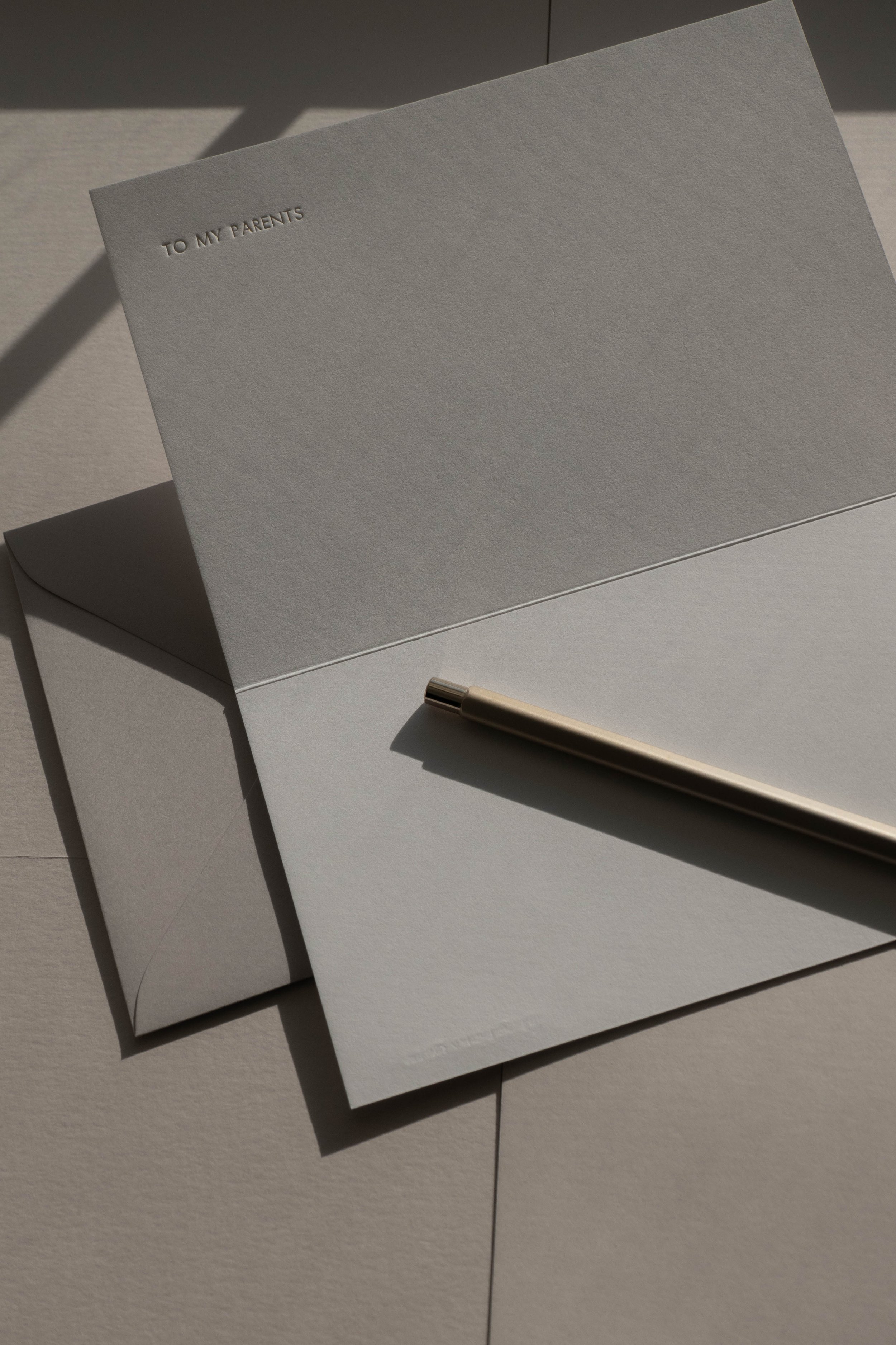 Minimal To My Parents Wedding Day Card/Letter