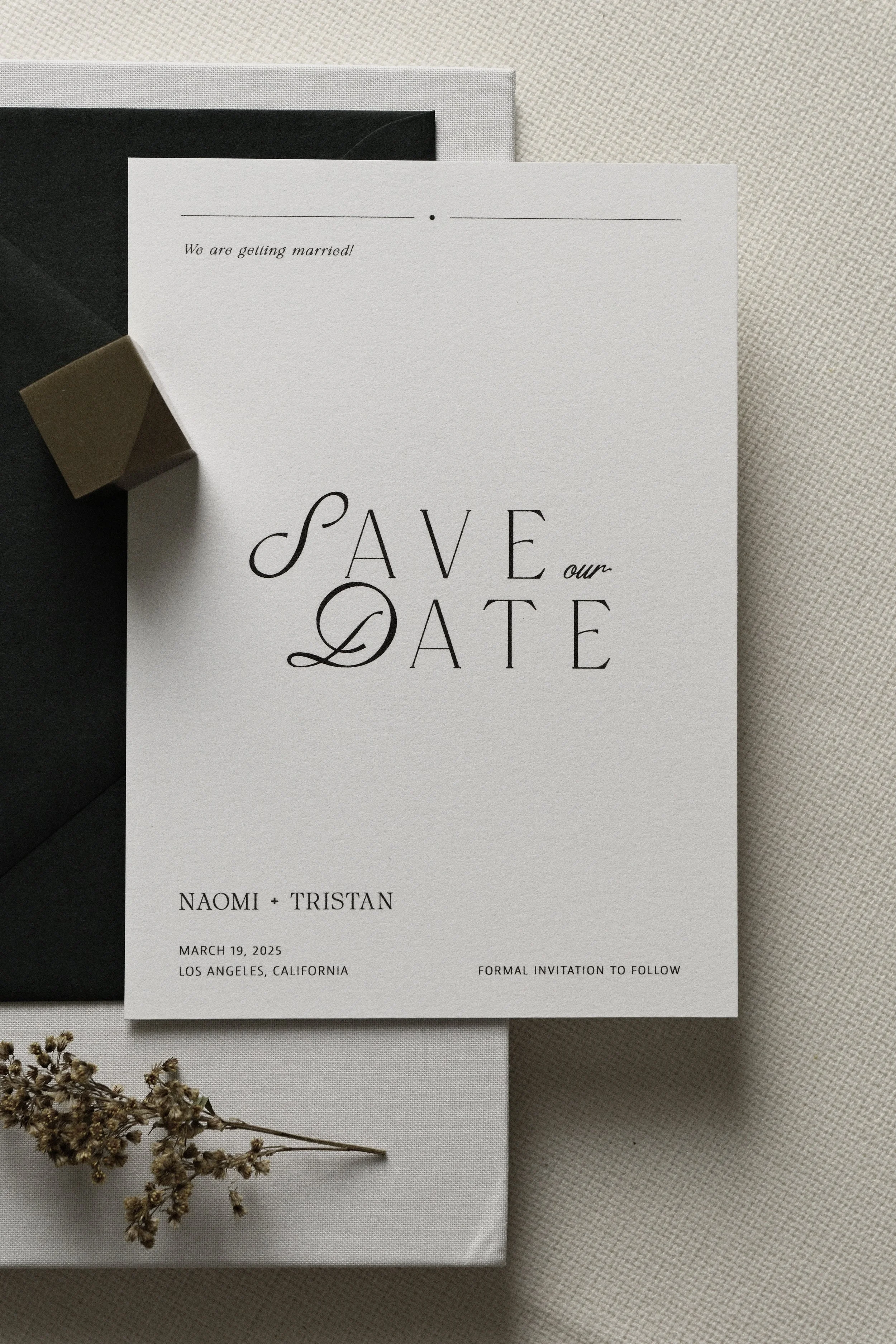 The Embassy Save The Date Invitation