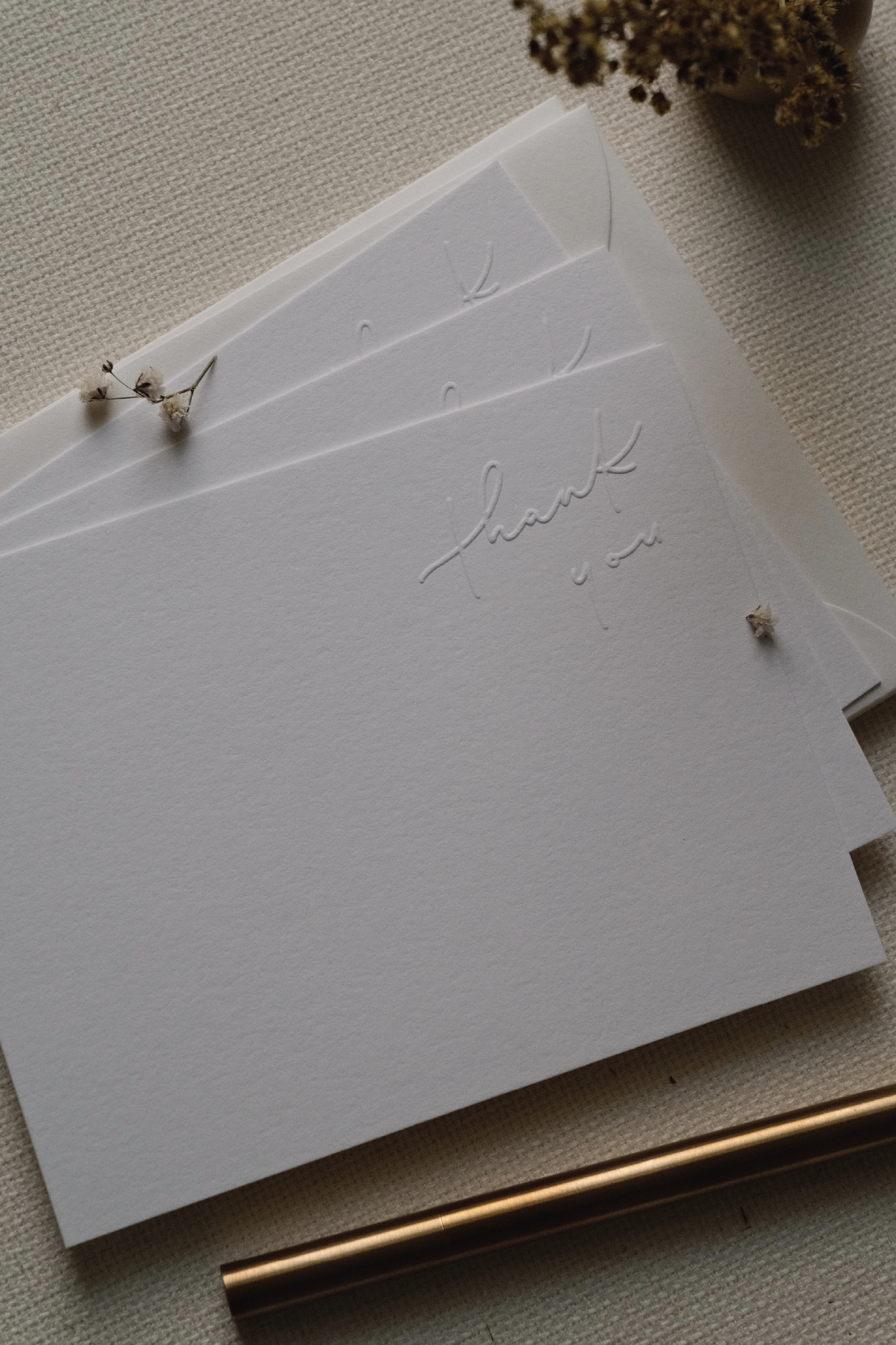 Emboss Script Thank You Card.png