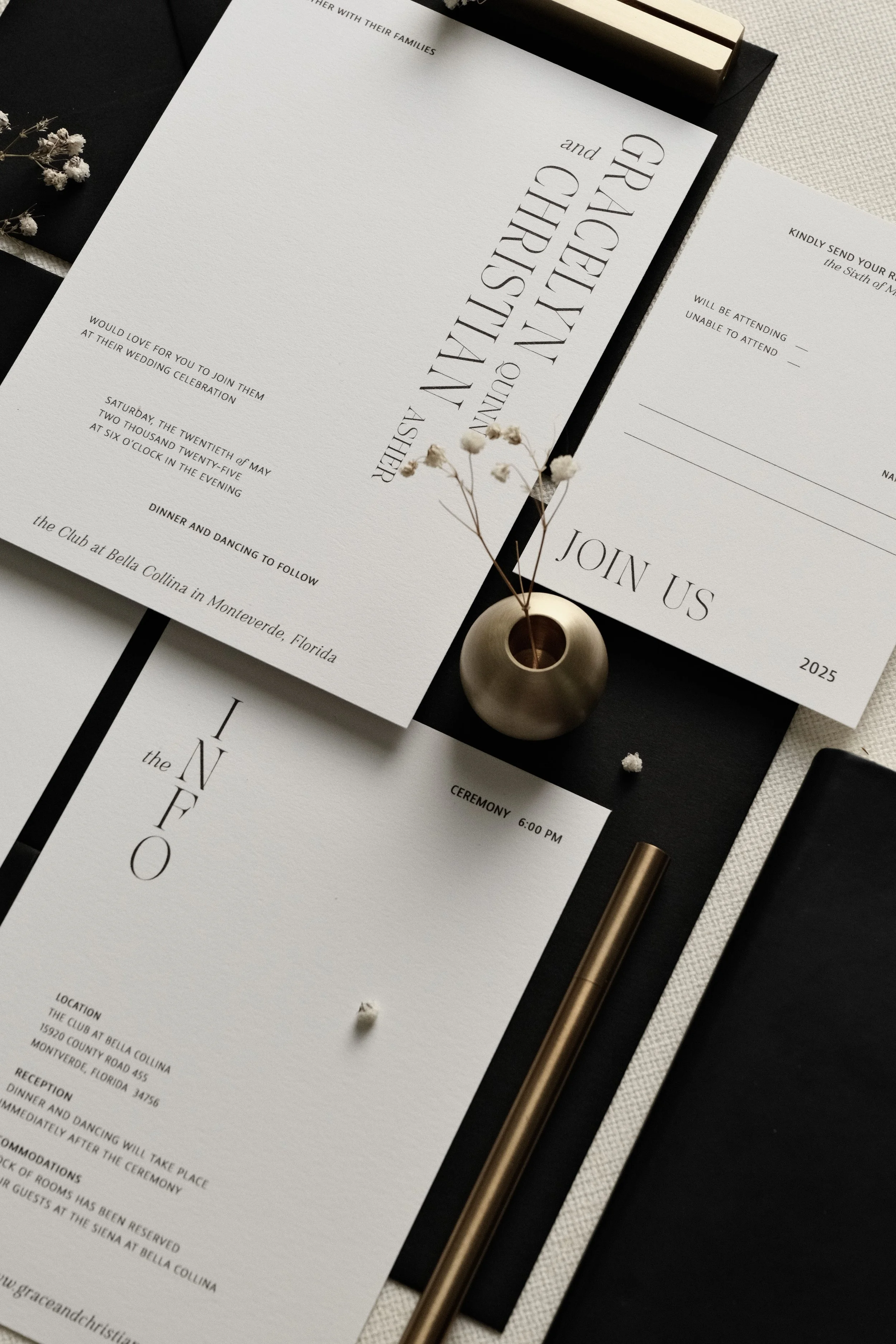 The Loft Wedding Invitation Suite