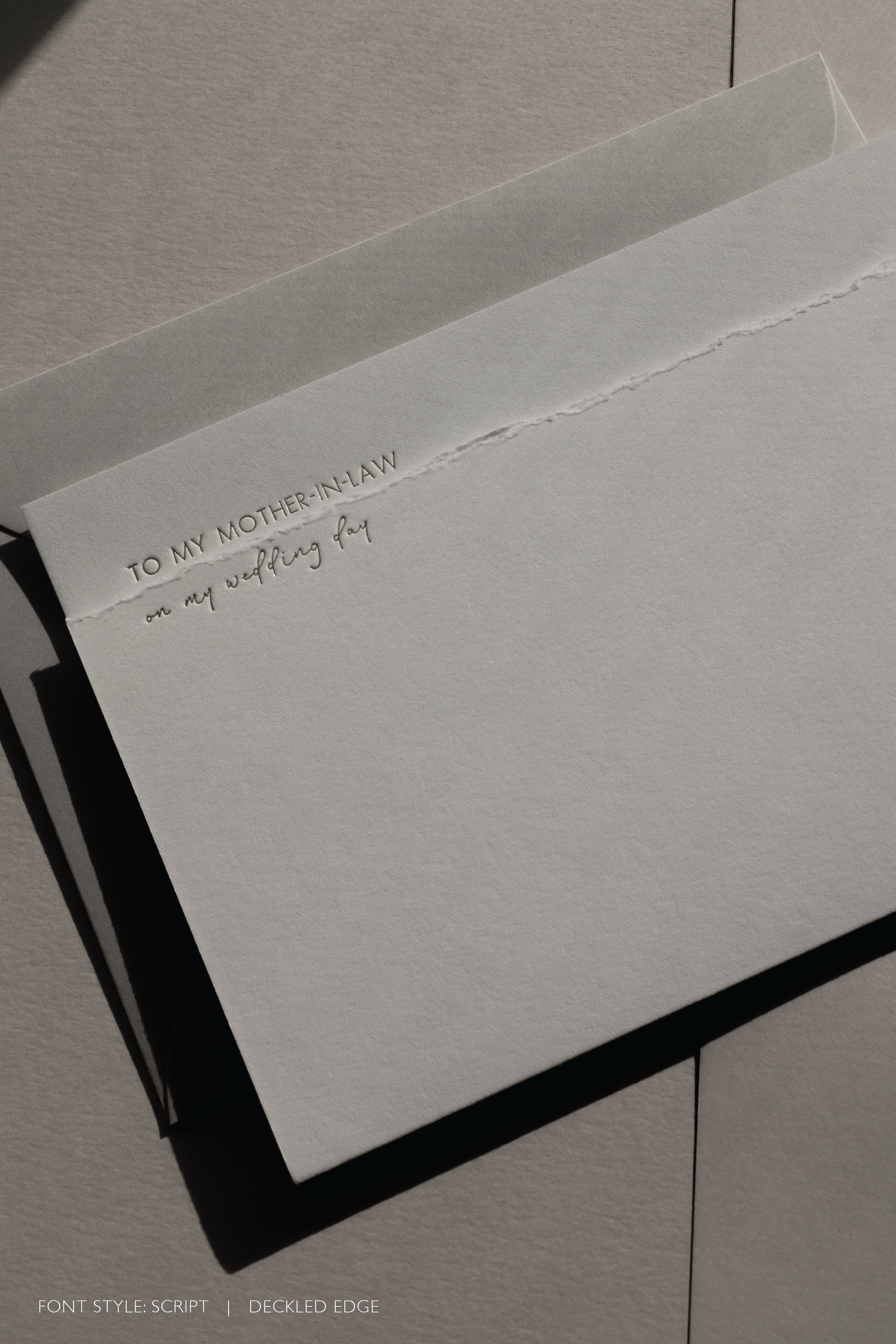 Minimal To My Mother-In-Law Wedding Day Greeting Card