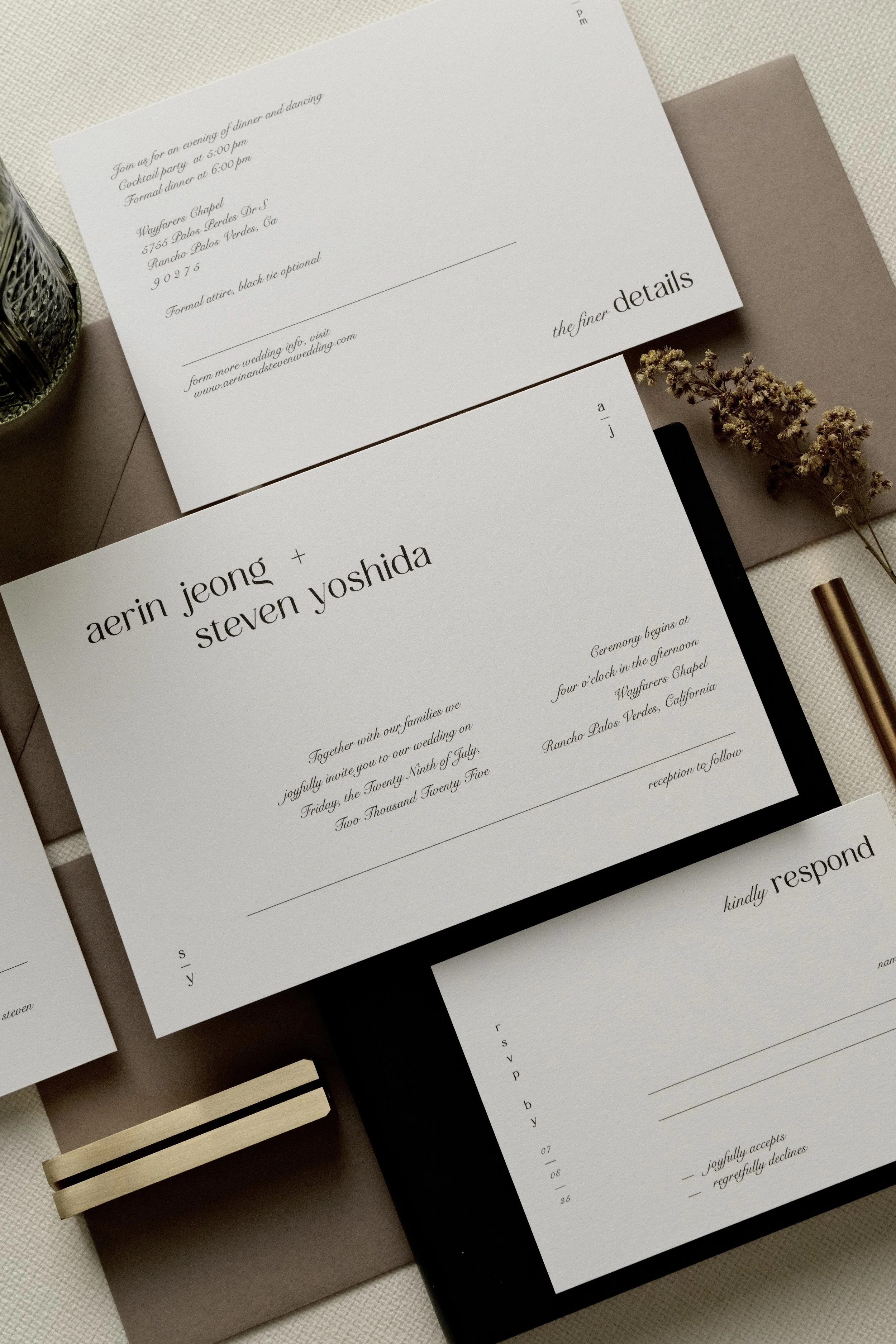 The Imperial Wedding Invitation Suite