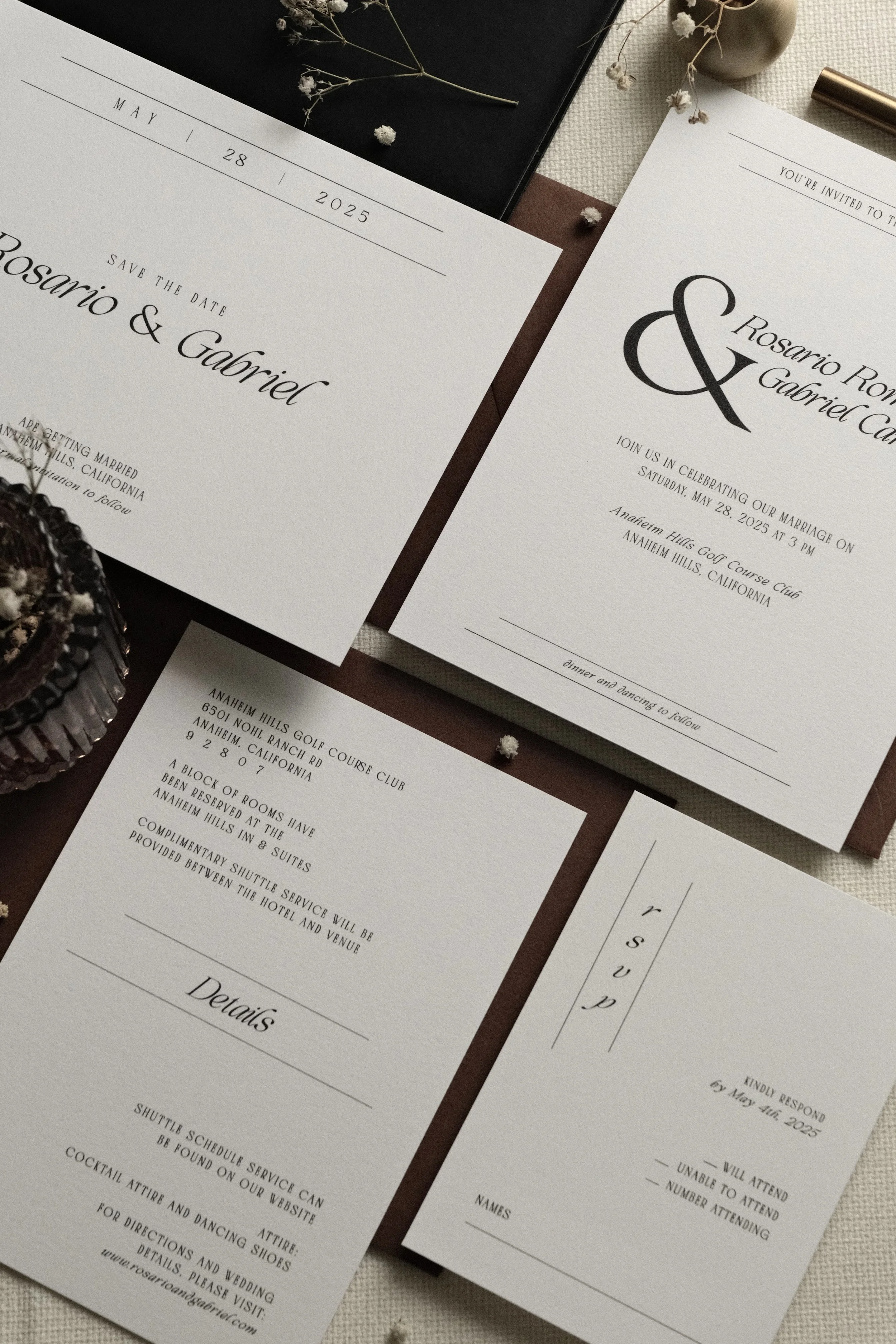 The Executive Wedding Invitation Suite