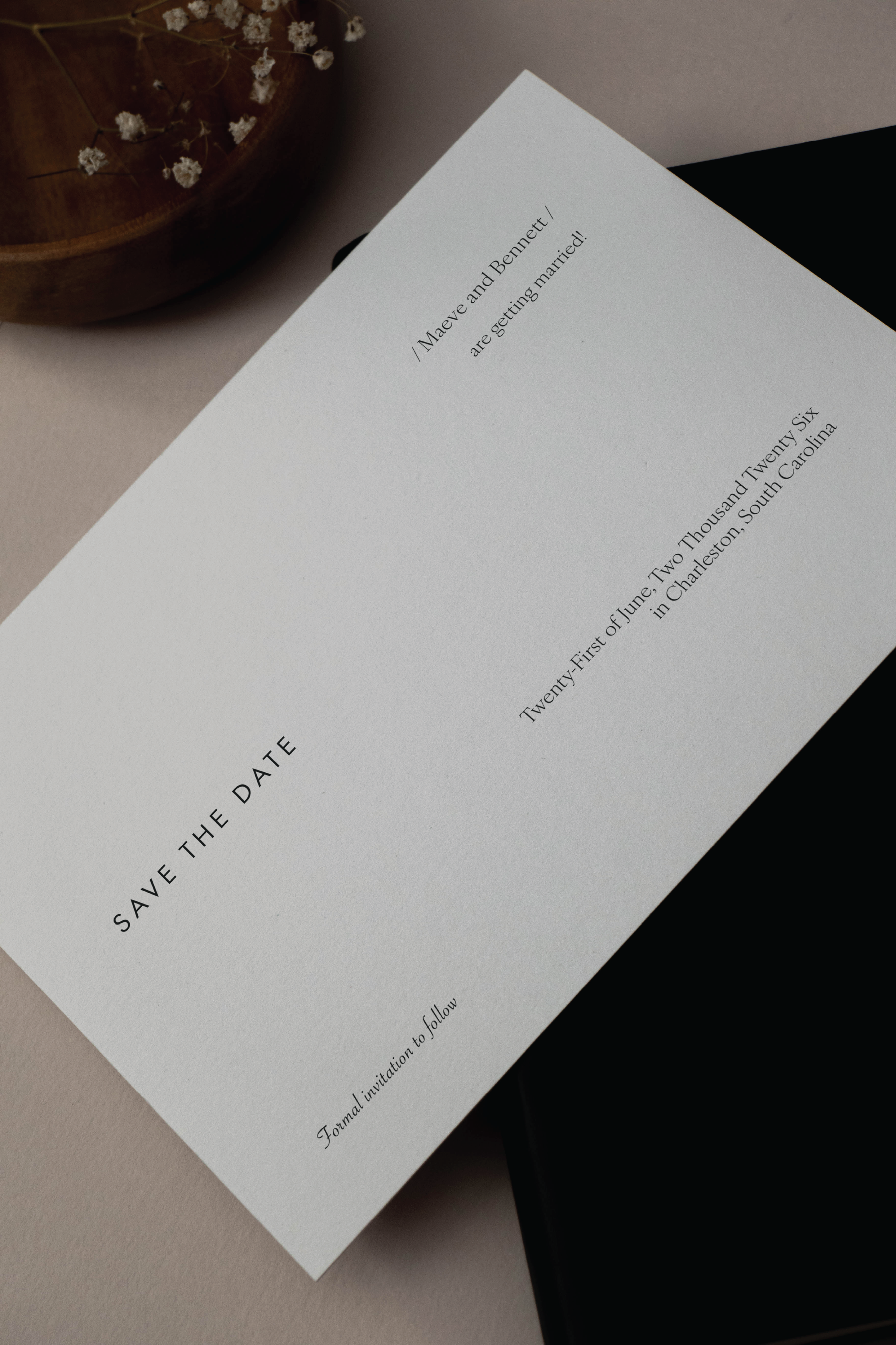 The Calloway Save The Date Invitation