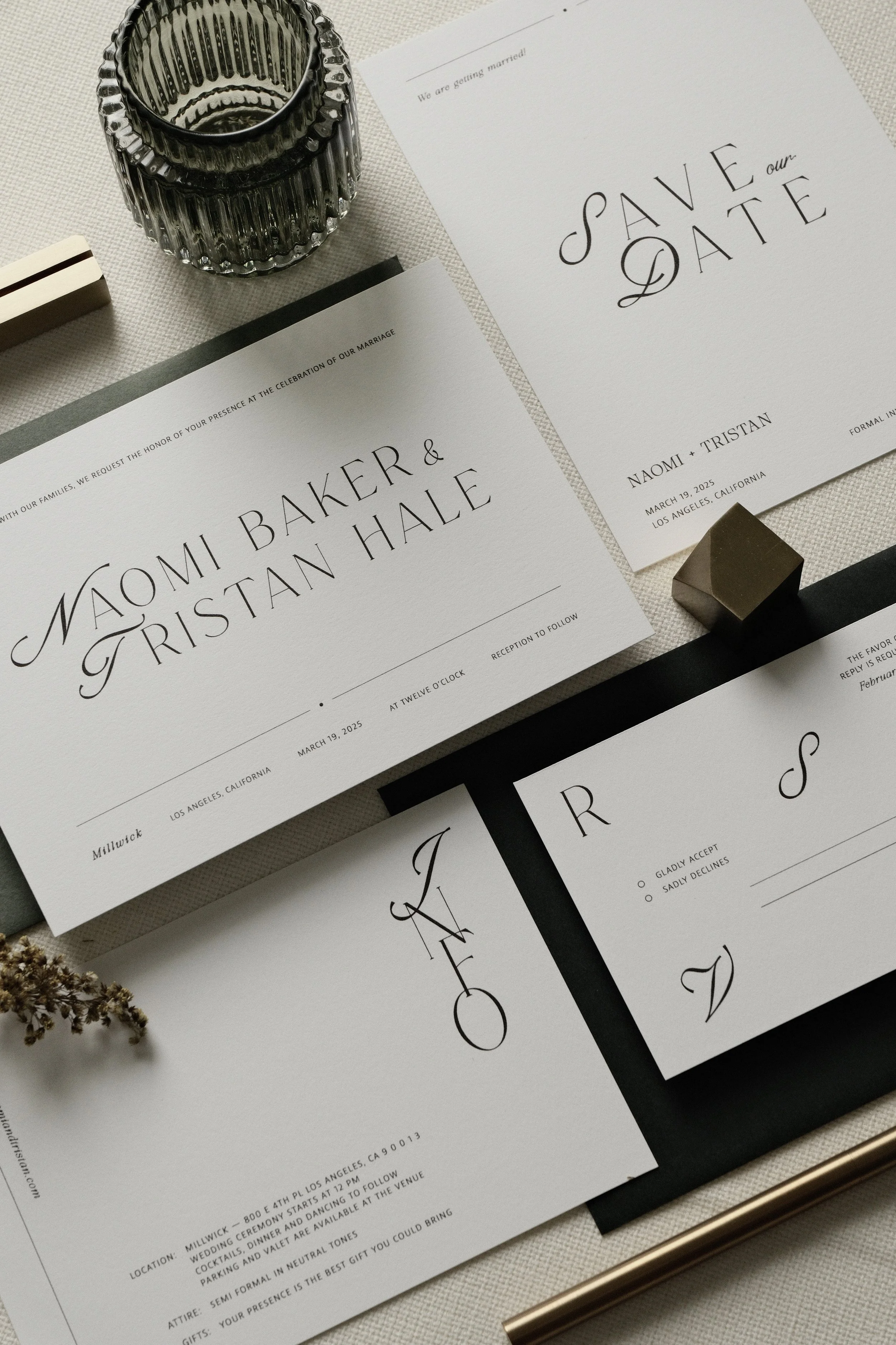 The Embassy Wedding Invitation Suite