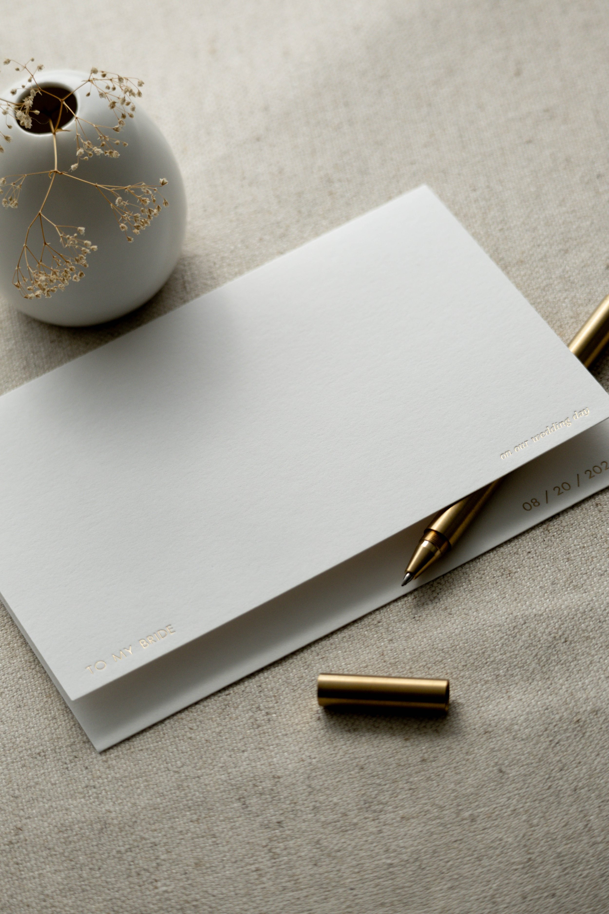 Wedding Day Letter with Date