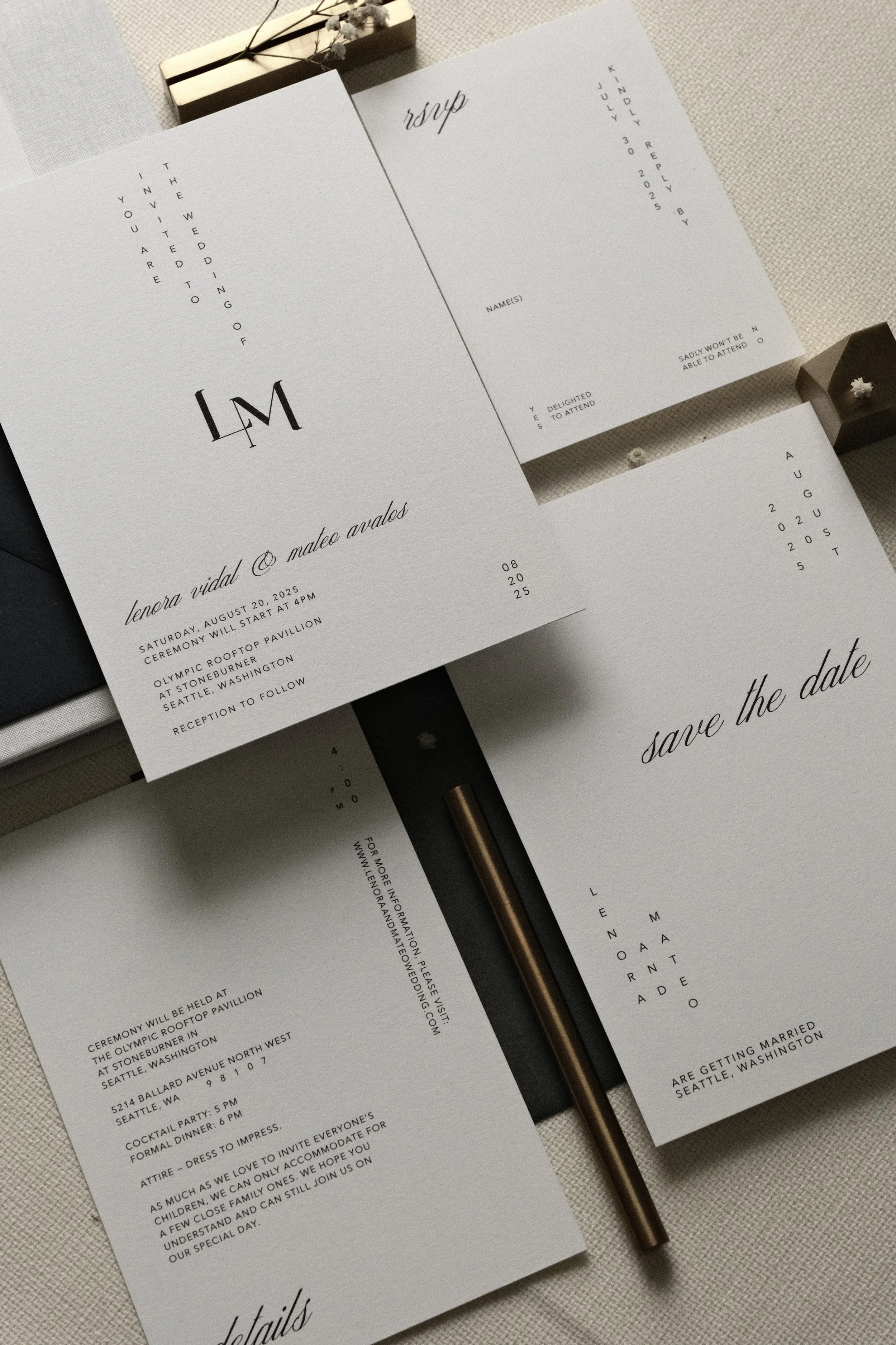 The Heirloom Wedding Invitation Suite