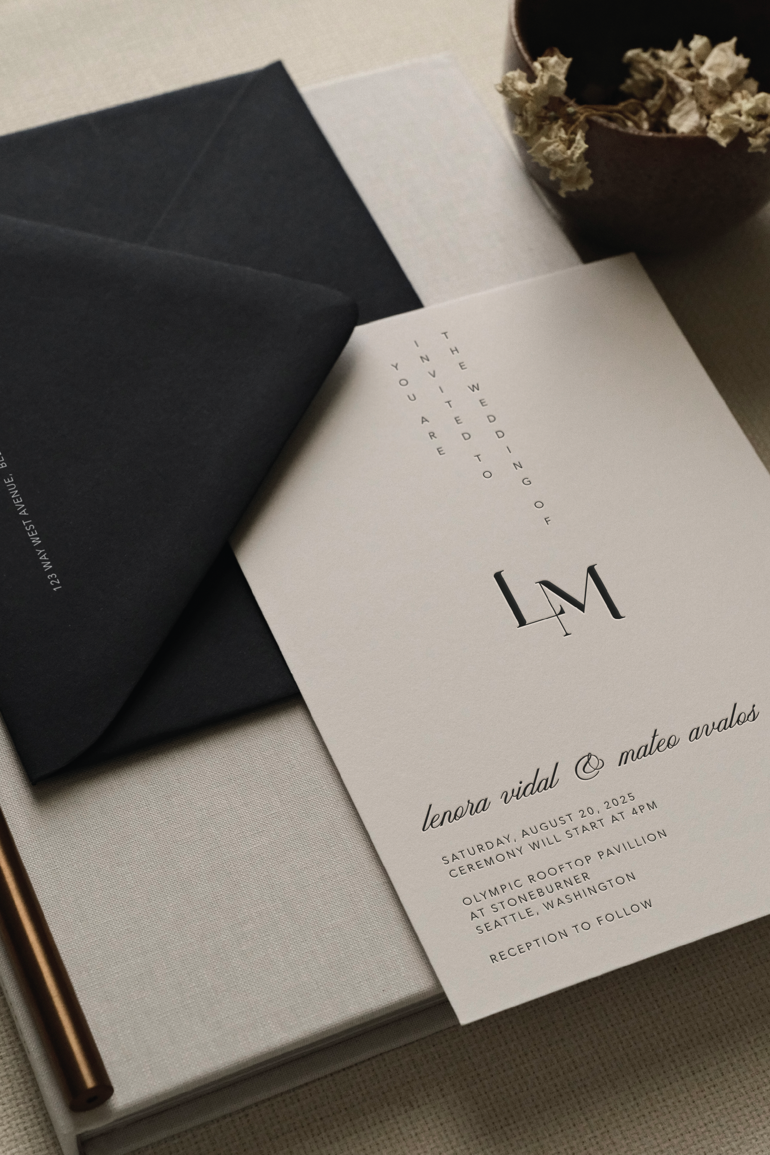 Letterpress Main Wedding invitation with envelope addressing.png
