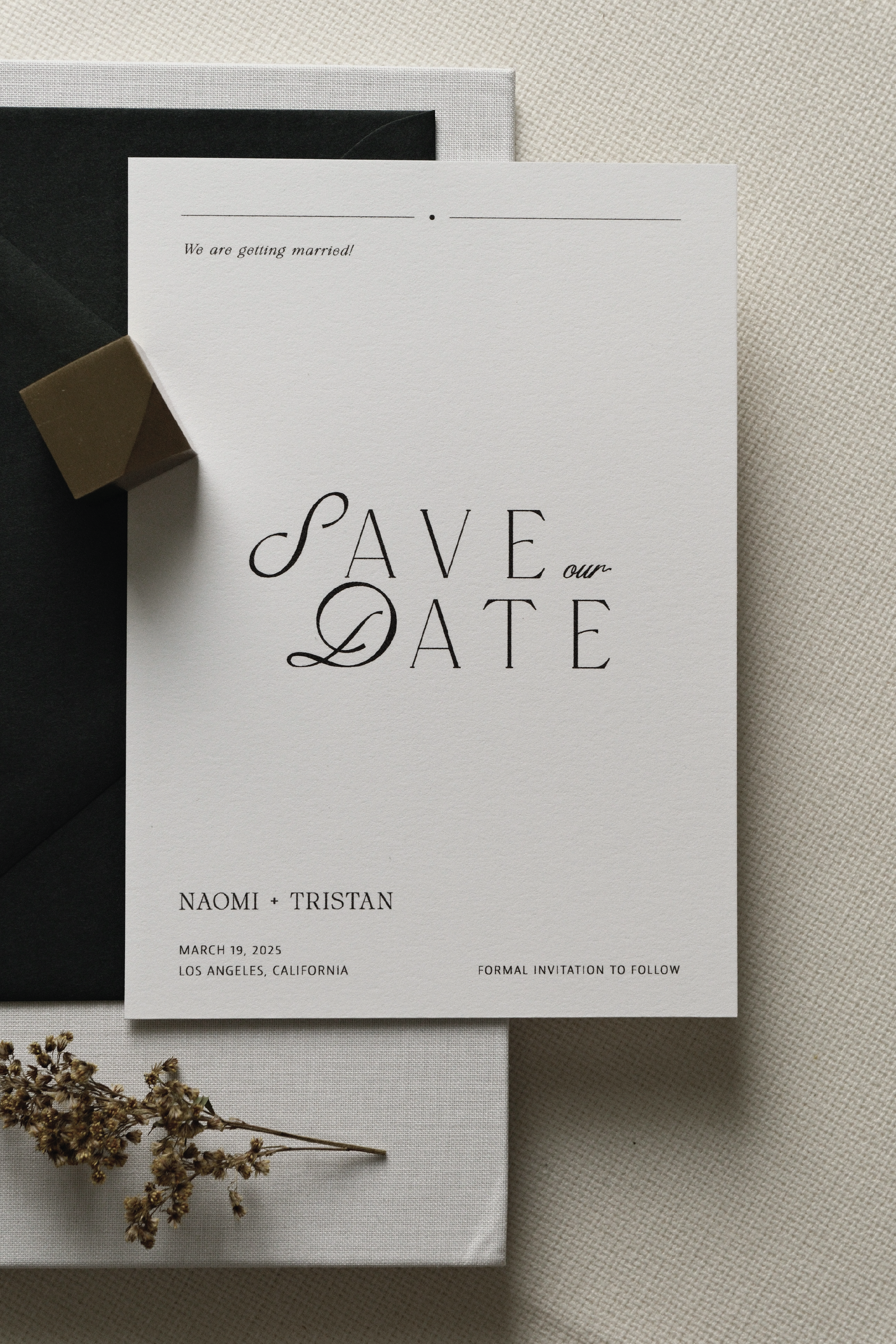 The Embassy Save the Date Invitation