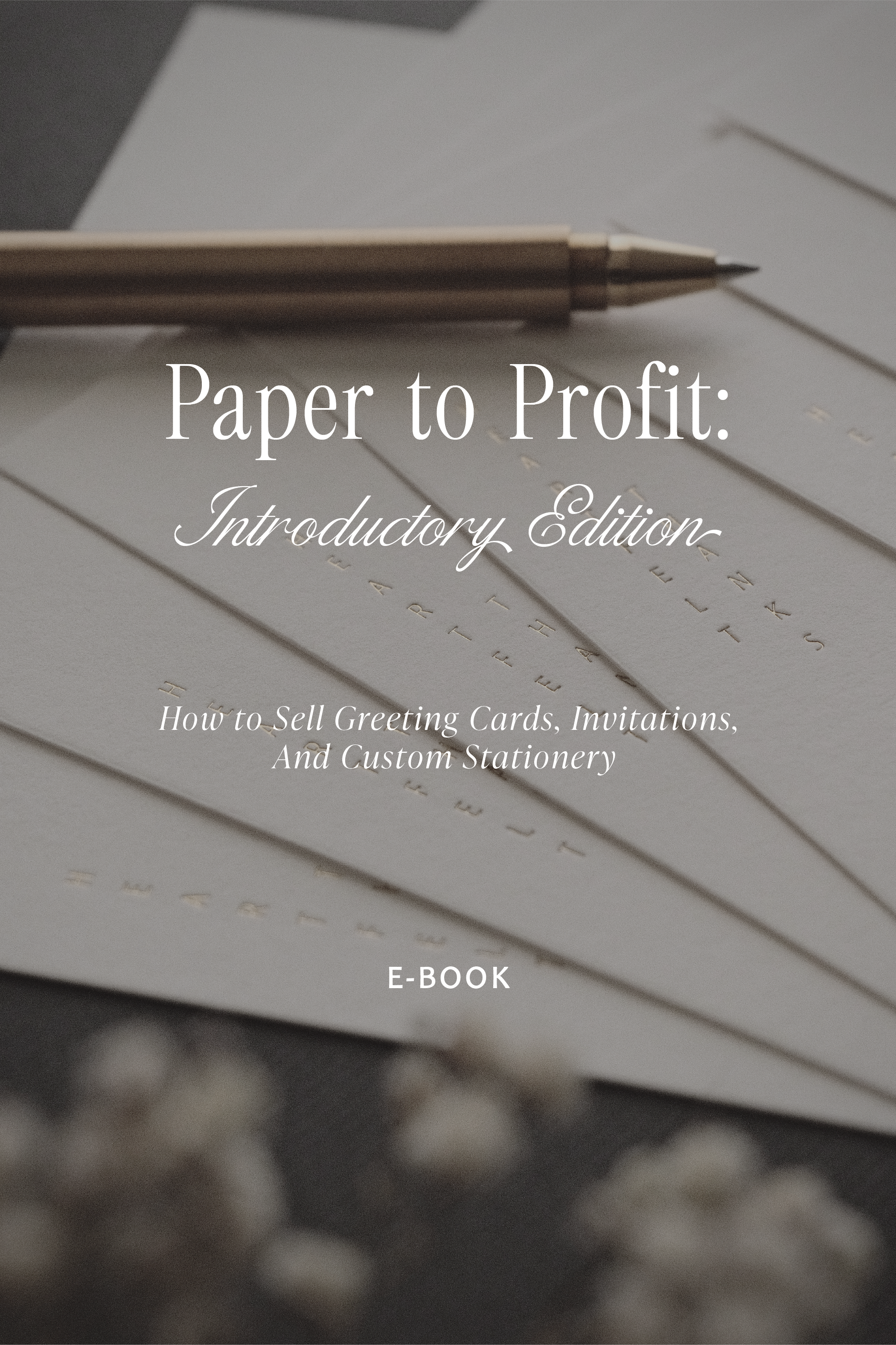 Paper to Profit: Introductory Edition E-Book