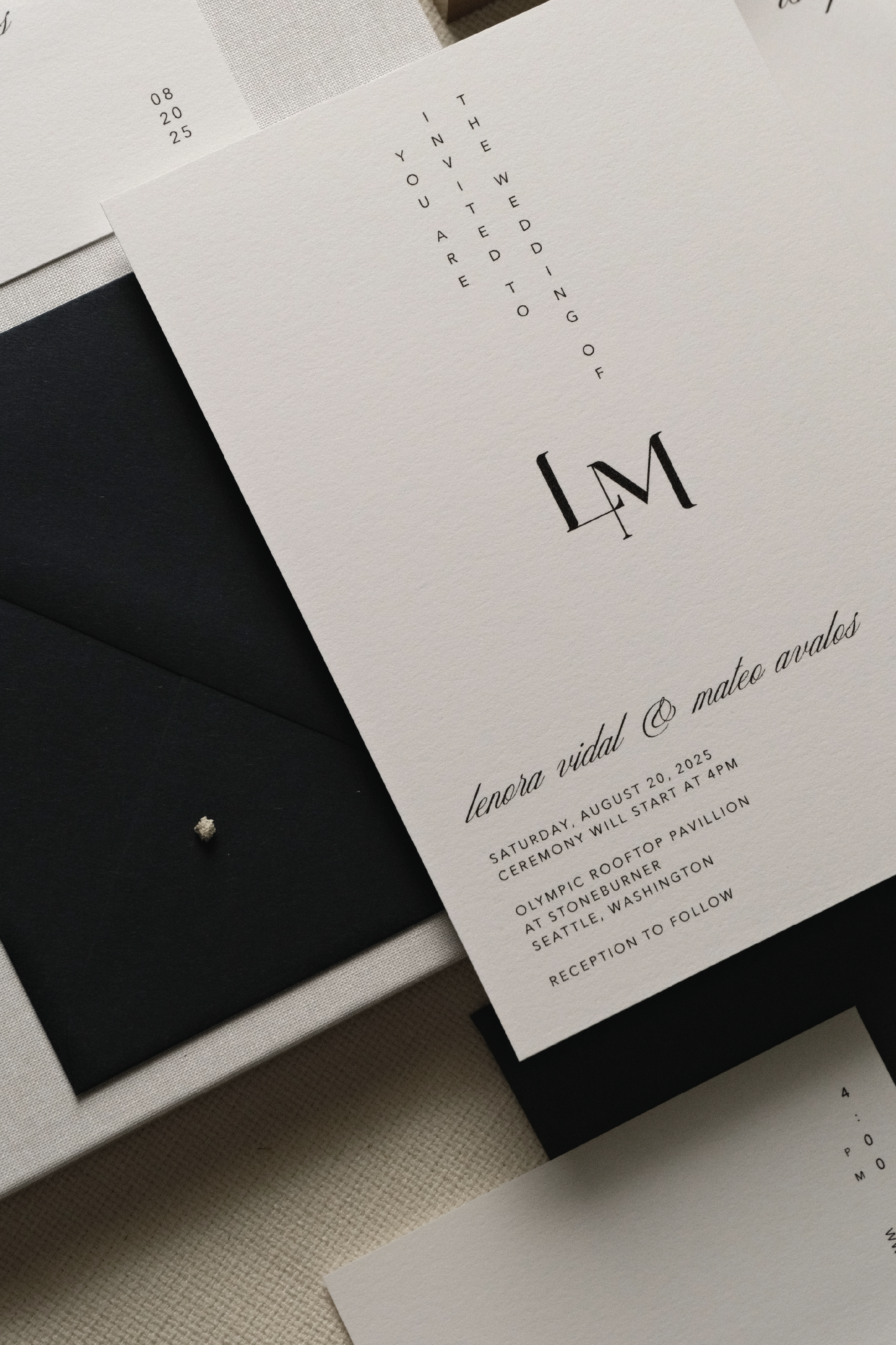 The Heirloom Wedding Invitation (3-Piece Suite)