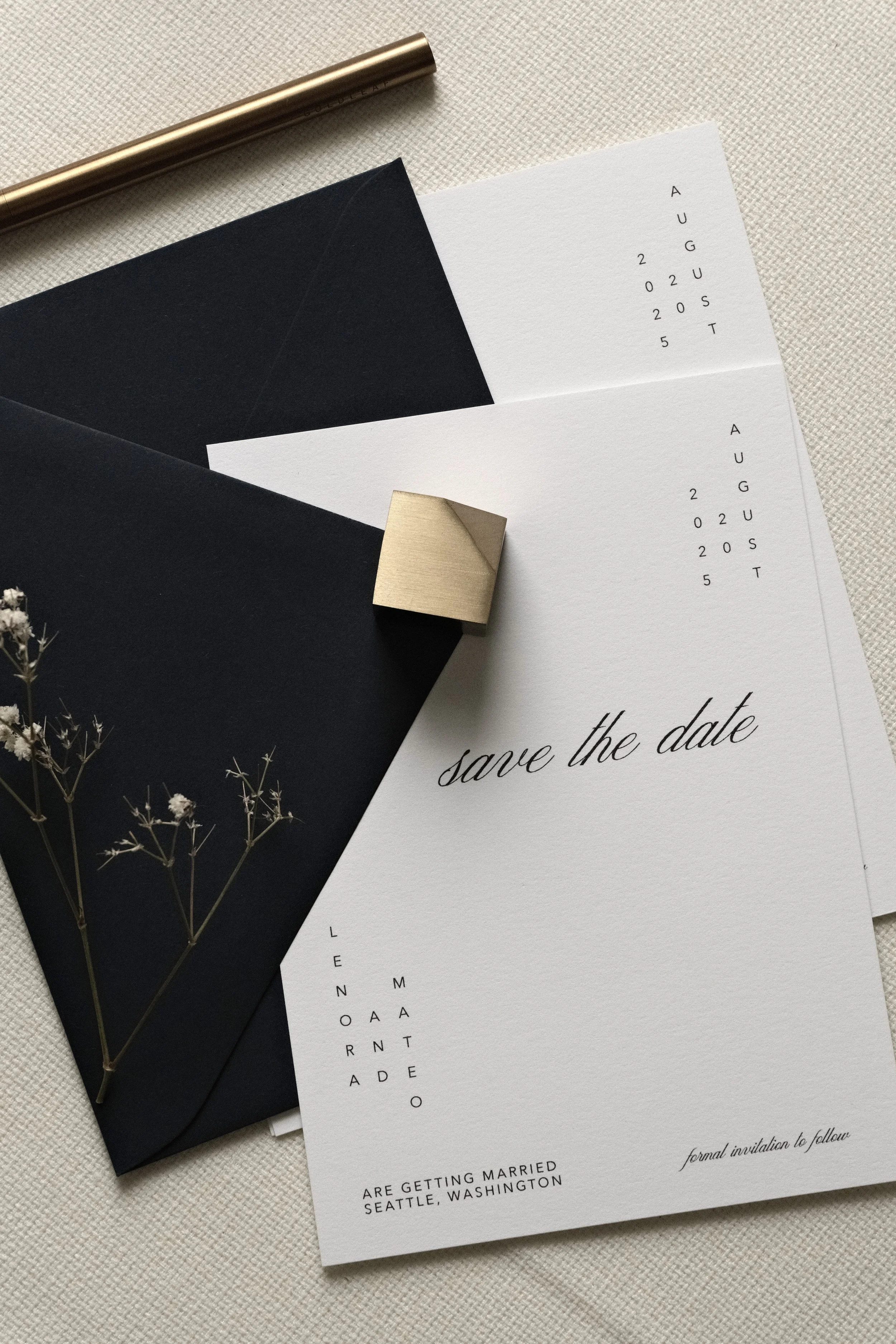 The Heirloom Save The Date Invitation