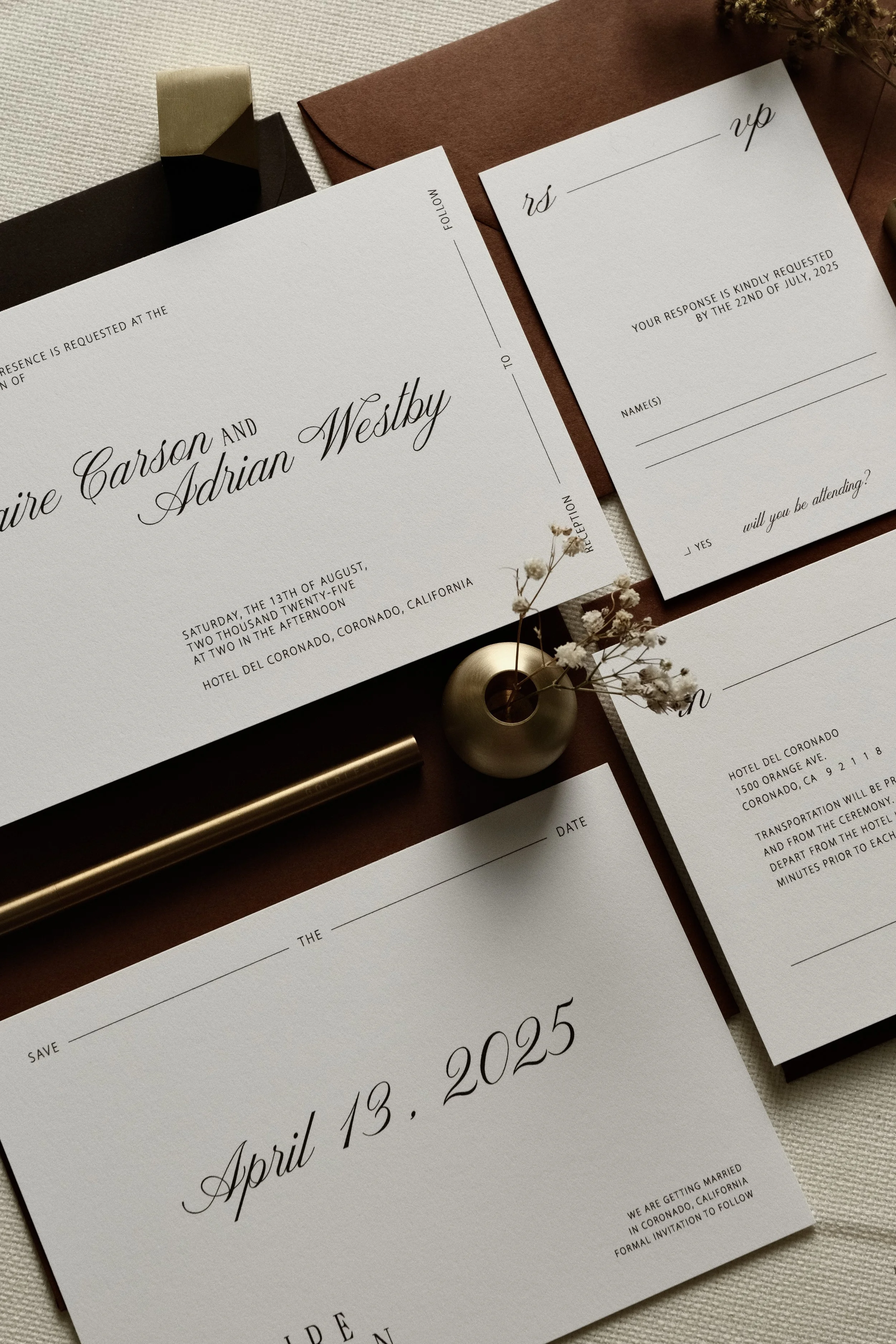 Prestige Wedding Invitation Suite