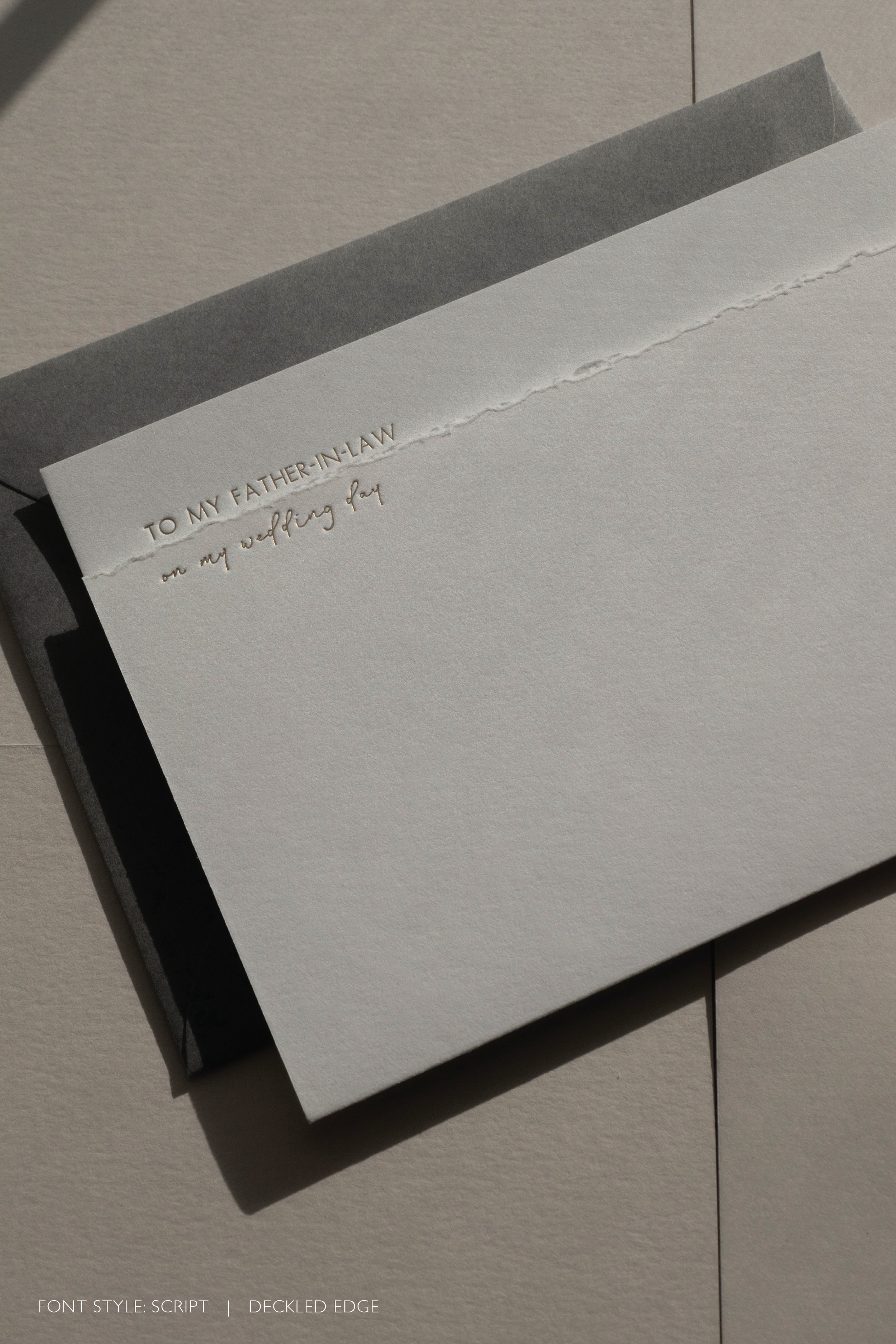 A Letter to My Father-In-Law On My Wedding Day