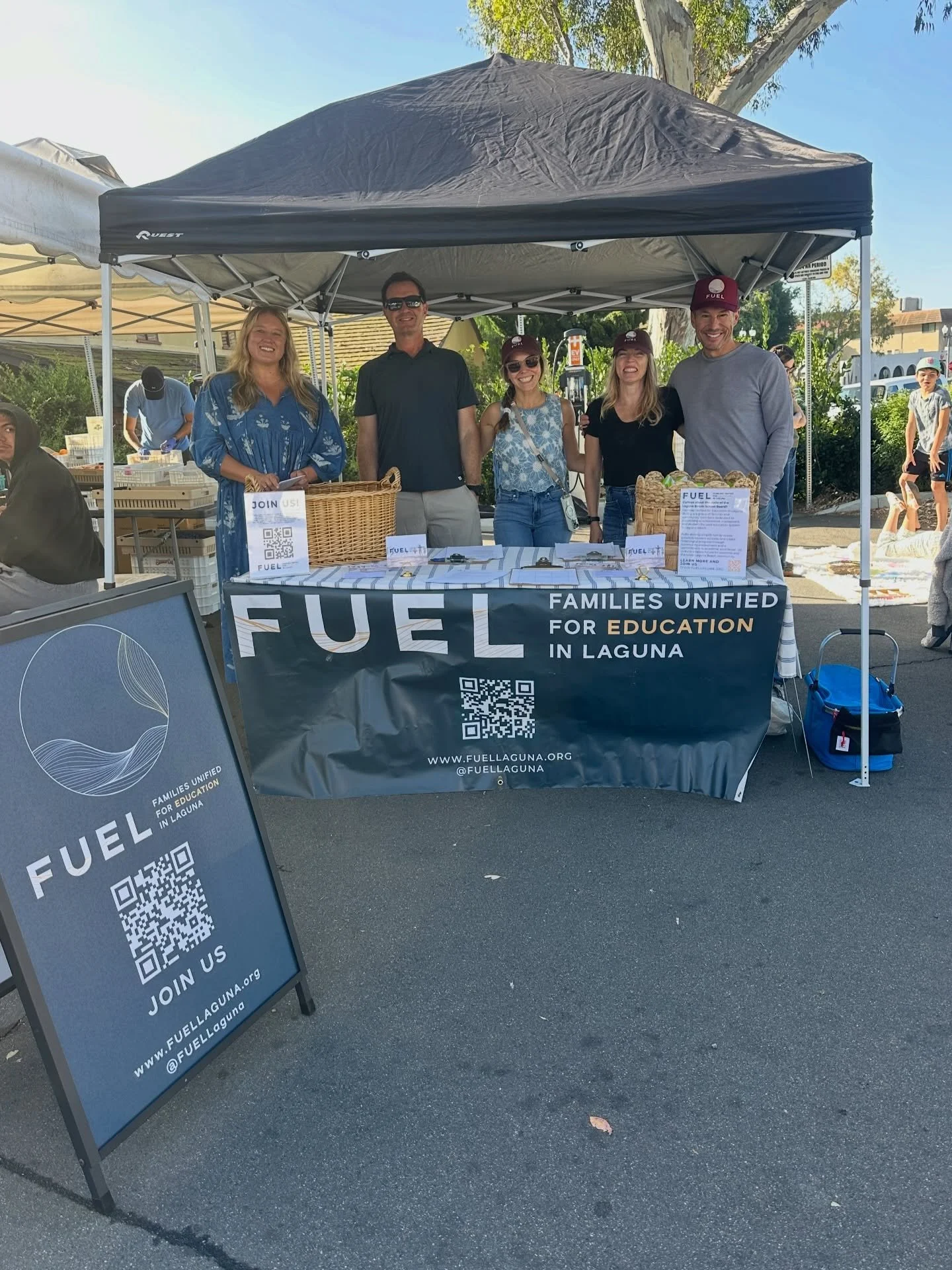 Saturdays at the Laguna Beach Farmers Market are kind of our favorite. 

We set up in the non-profit tables to share our mission, we connect with neighbors who care deeply about our schools, our kids and our Laguna Beach community. 

Thank you to all