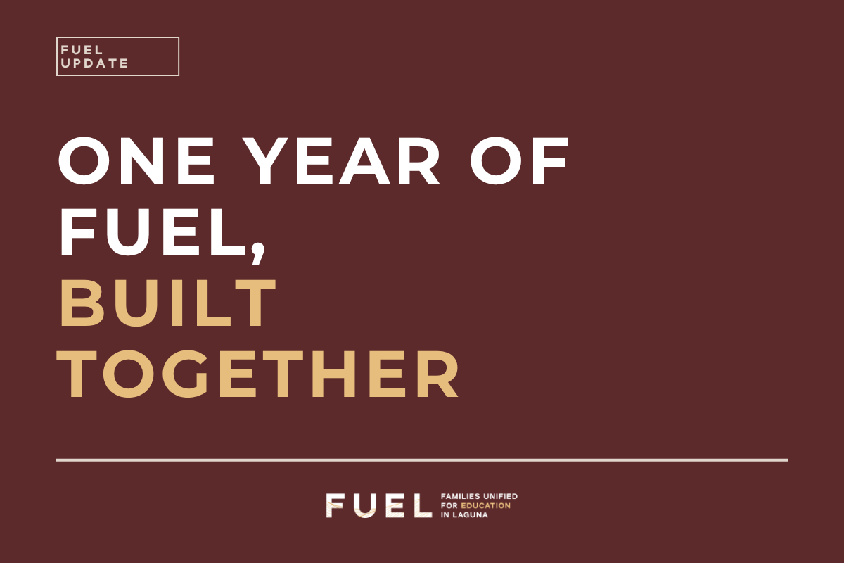 One Year of fuel, built together