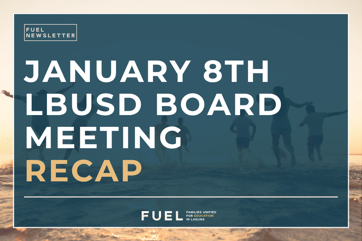 January 8th LBUSD Board Meeting Recap