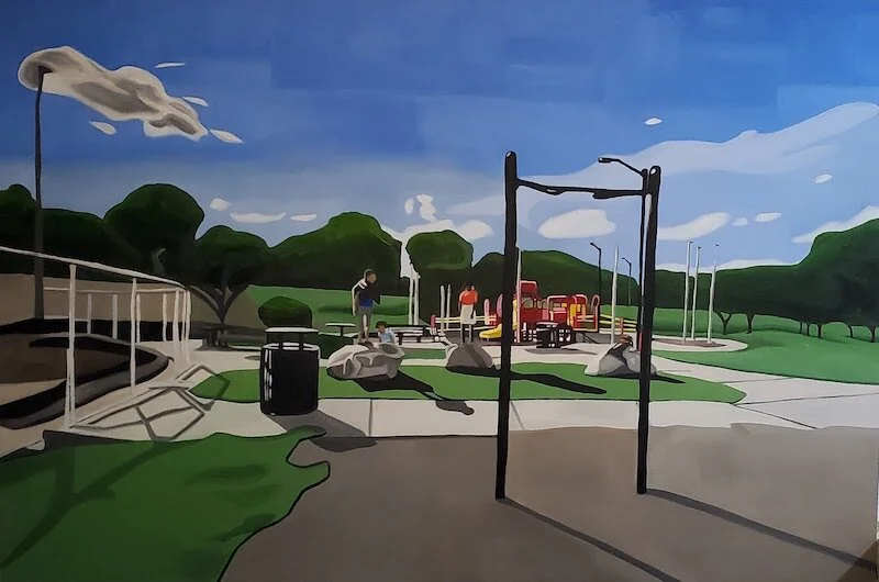 Battle of the Continent. 4’’ x 6’. Oil on canvas.