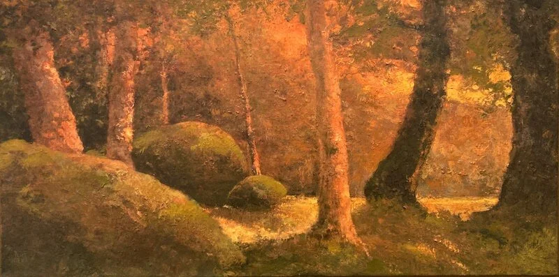 Late in the Day. Oil on linen. 8” x 16”